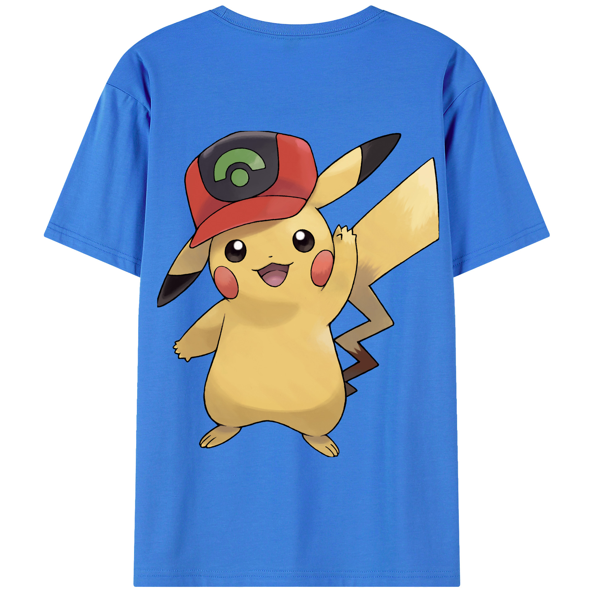 （画像用） ポケットモンスター Pokémon 綿100％半袖Tシャツ（背面プリント）