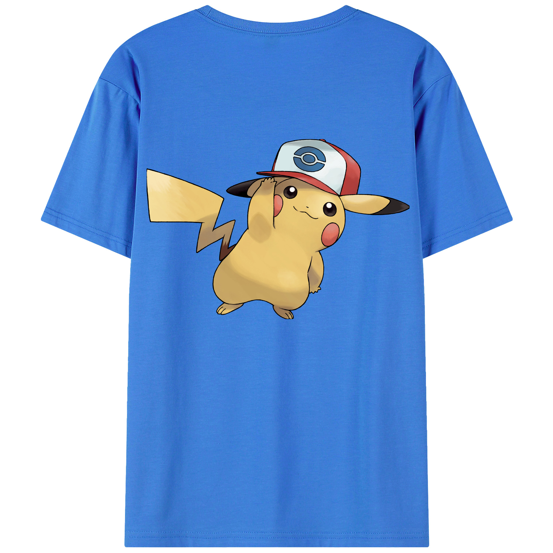 （画像用） ポケットモンスター Pokémon 綿100％半袖Tシャツ（背面プリント）