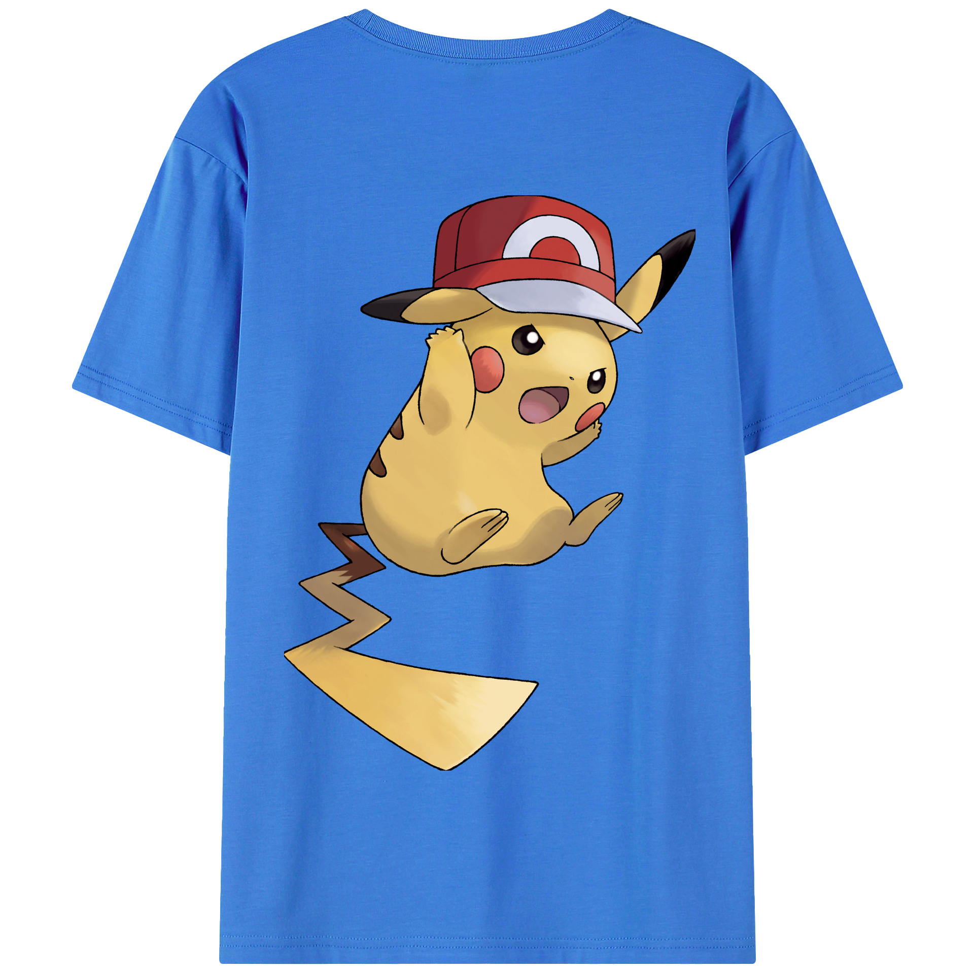 （画像用） ポケットモンスター Pokémon 綿100％半袖Tシャツ（背面プリント）