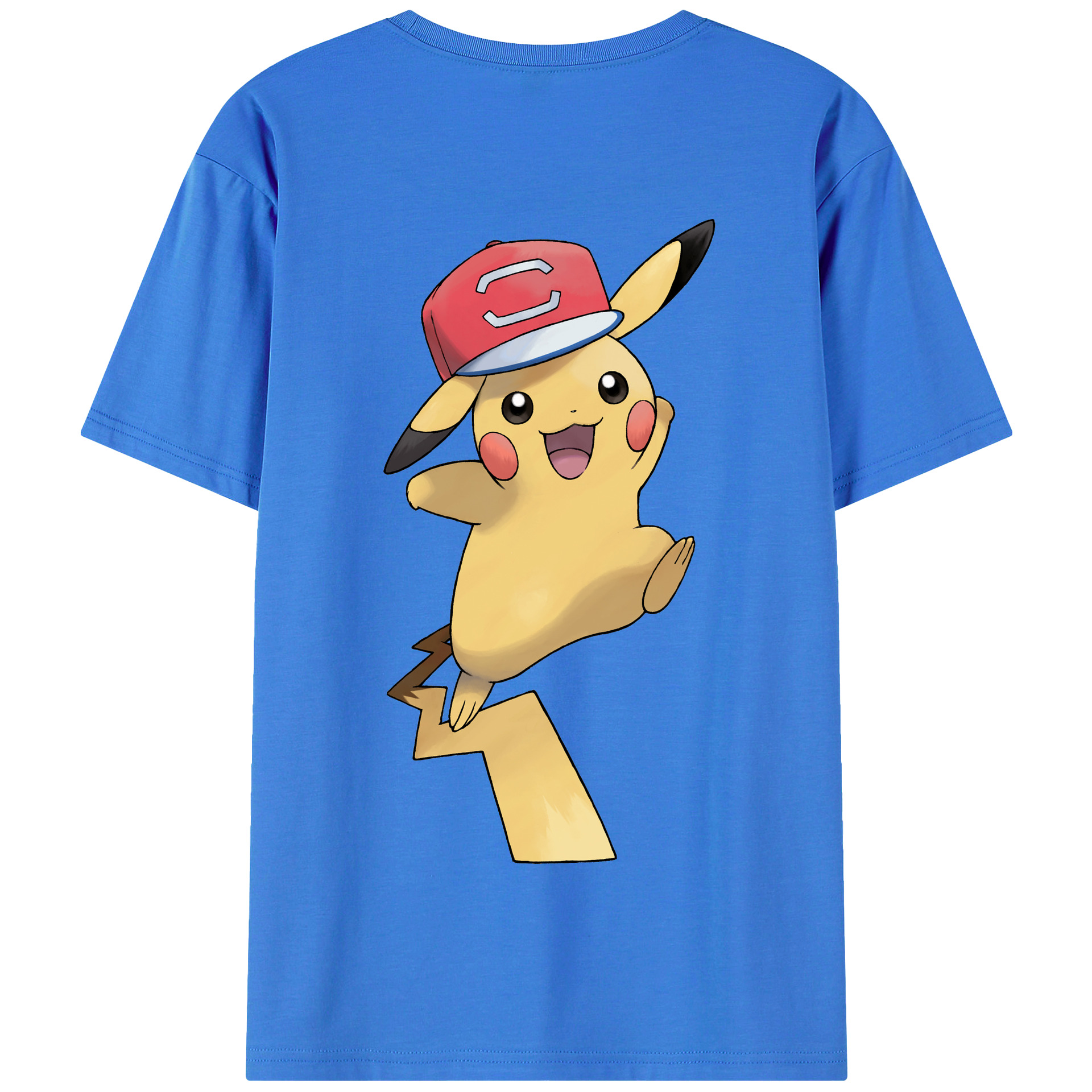 （画像用） ポケットモンスター Pokémon 綿100％半袖Tシャツ（背面プリント）