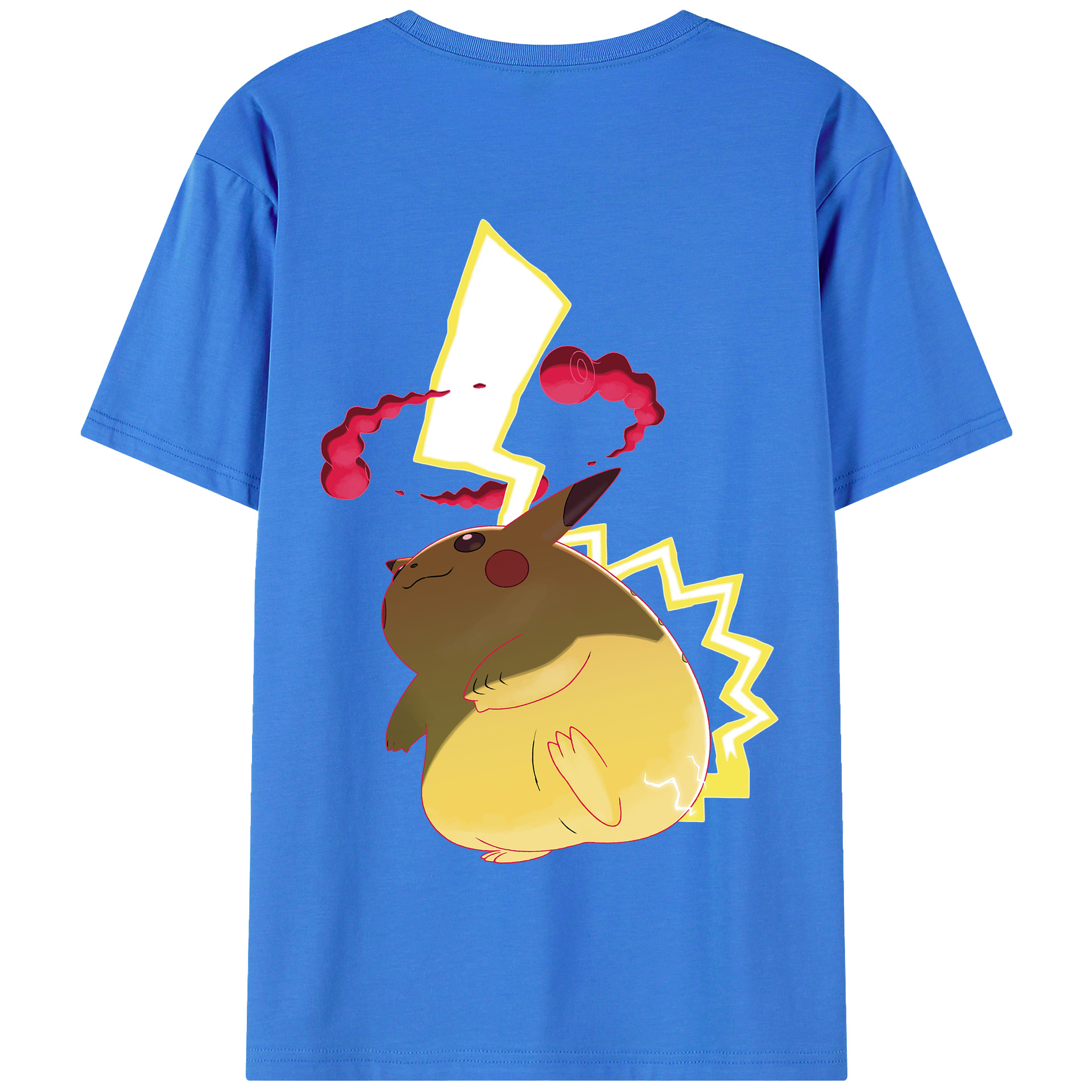 （画像用） ポケットモンスター Pokémon 綿100％半袖Tシャツ（背面プリント）