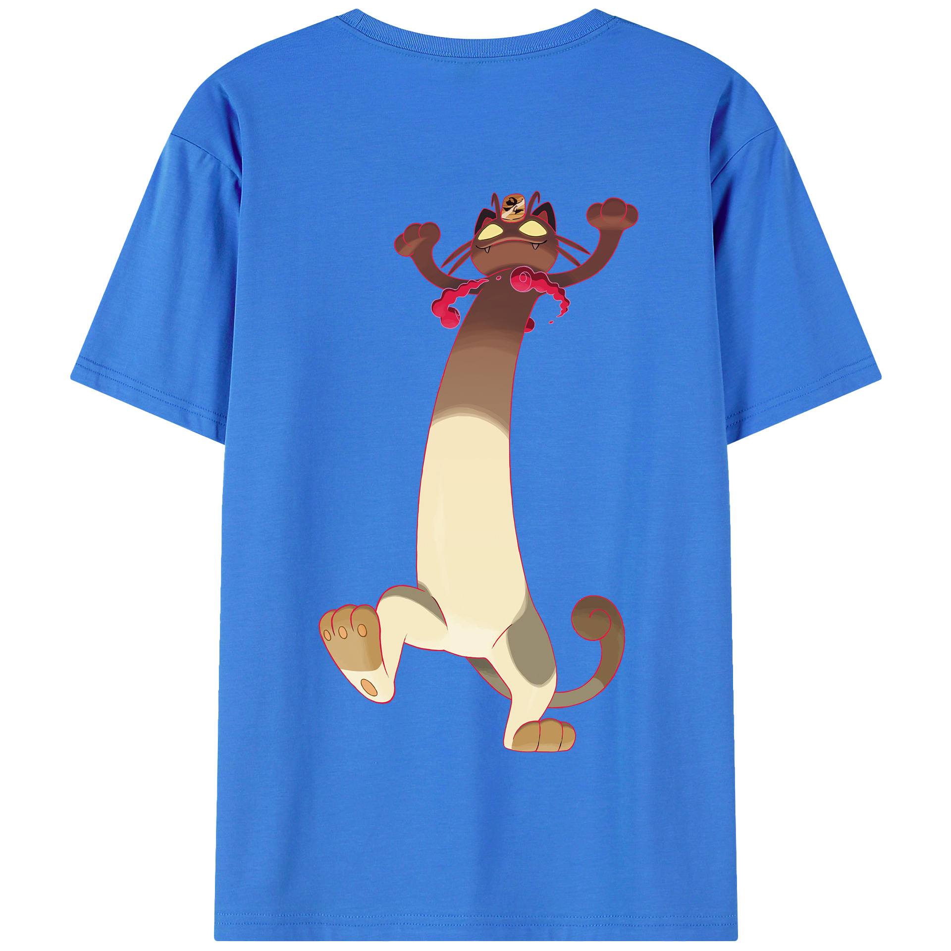 （画像用） ポケットモンスター Pokémon 綿100％半袖Tシャツ（背面プリント）