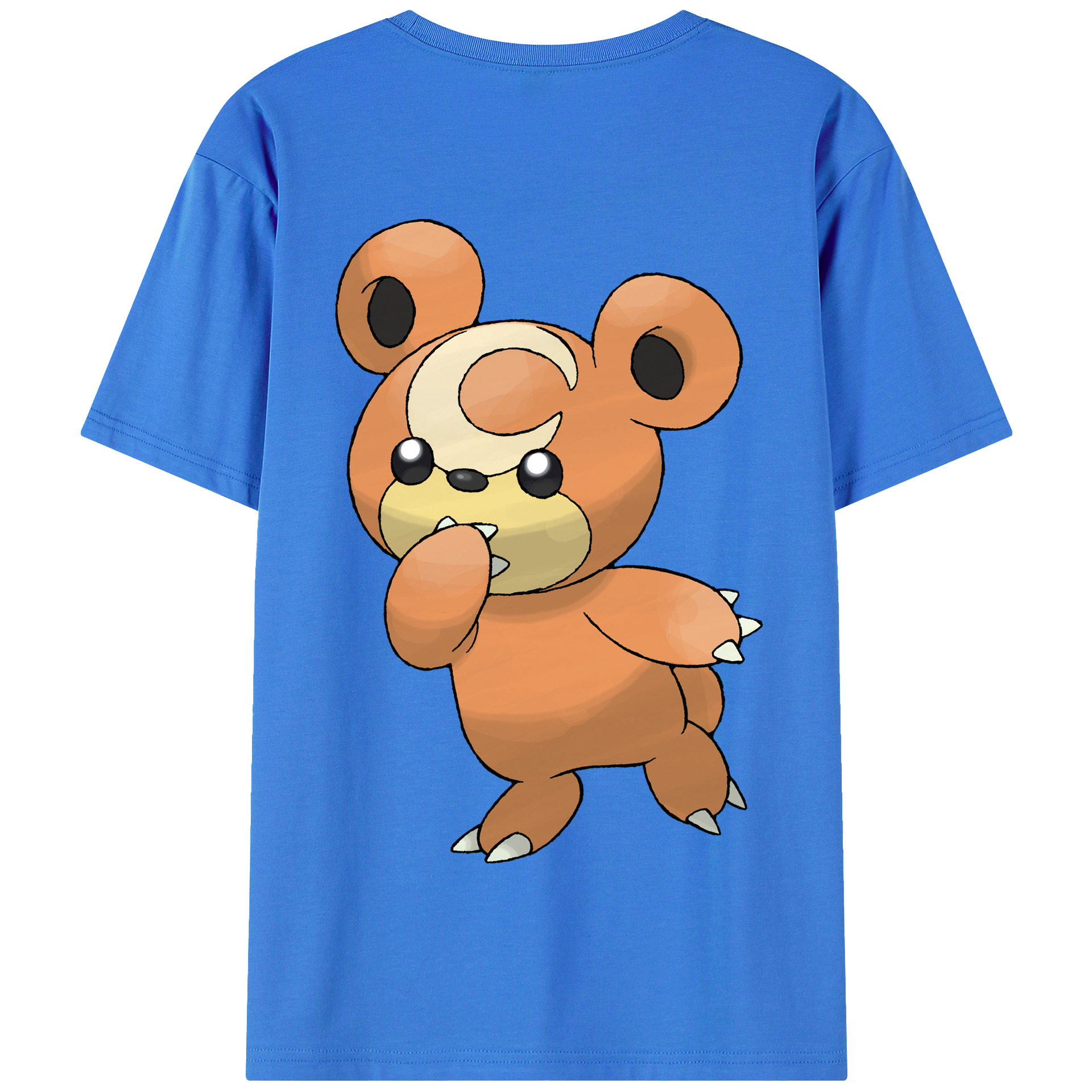 （画像用） ポケットモンスター Pokémon 綿100％半袖Tシャツ（背面プリント）