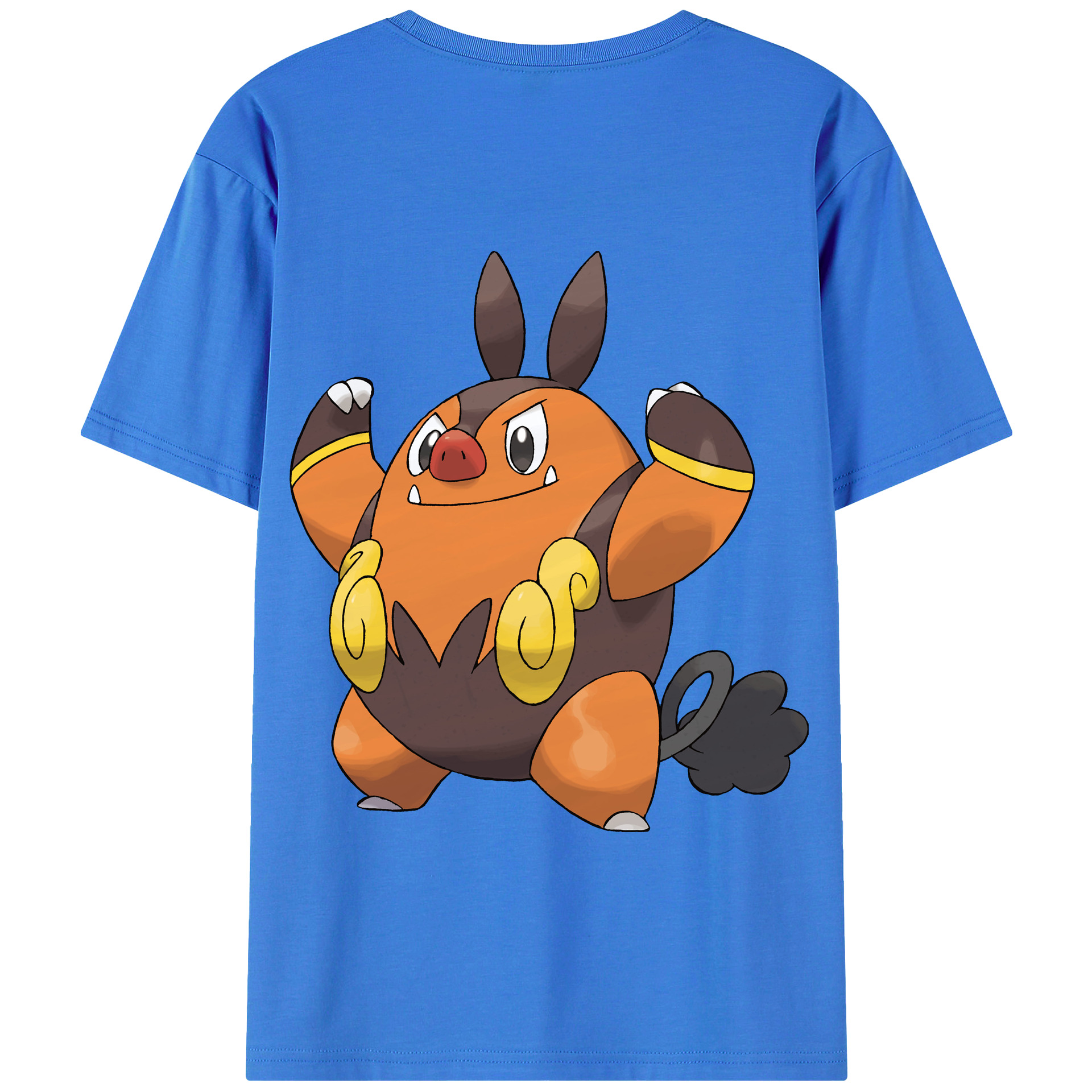 （画像用） ポケットモンスター Pokémon 綿100％半袖Tシャツ（背面プリント）