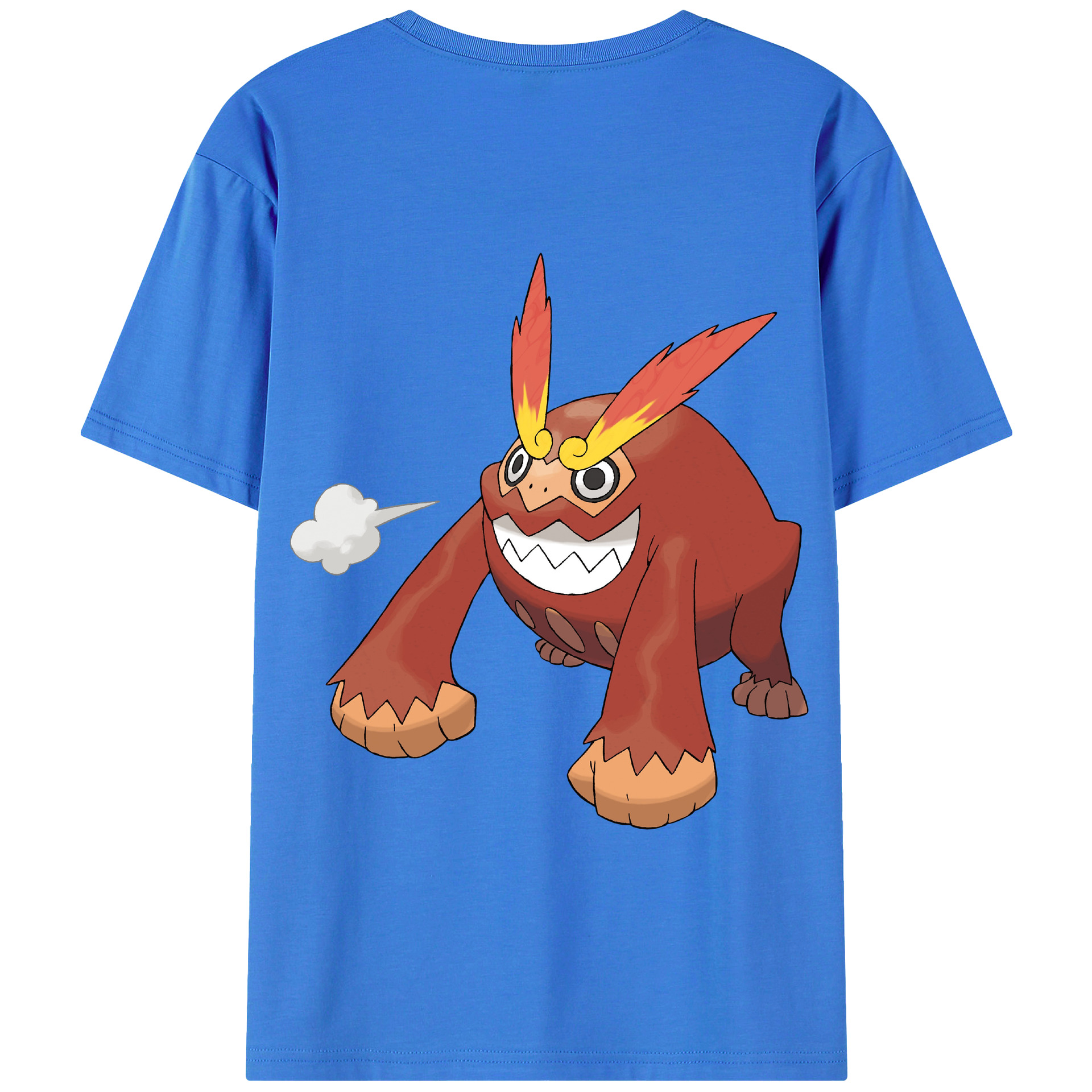 （画像用） ポケットモンスター Pokémon 綿100％半袖Tシャツ（背面プリント）