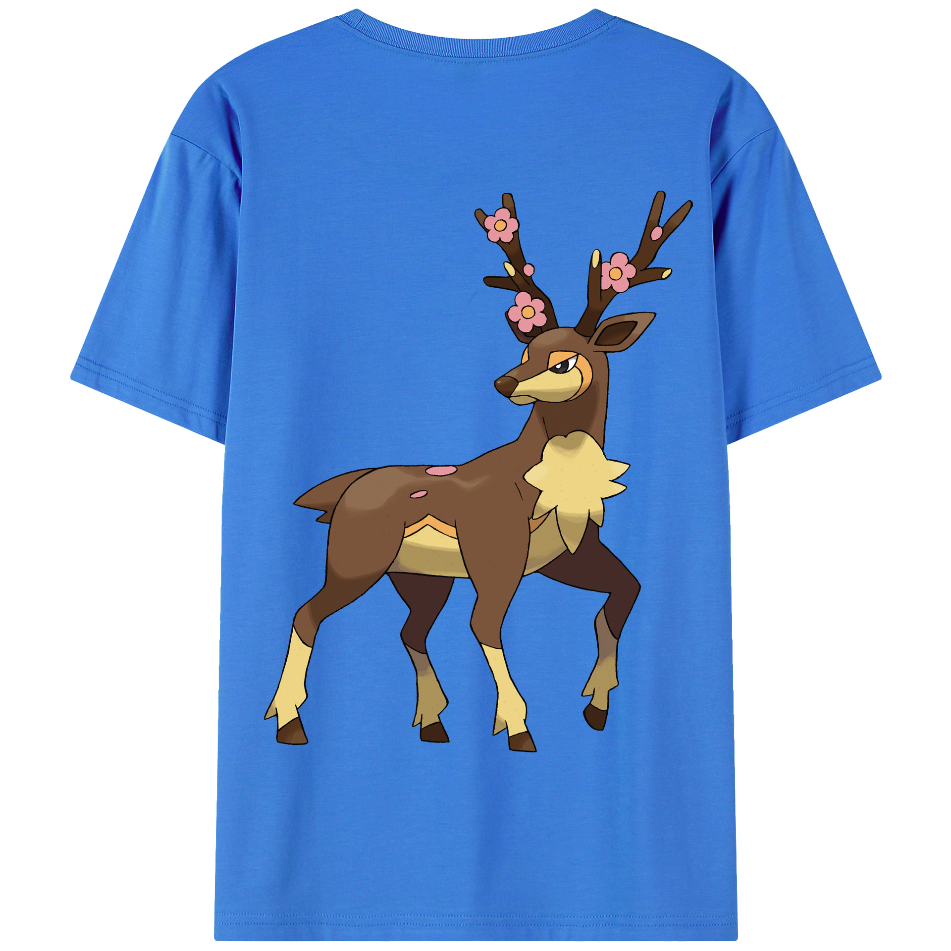 （画像用） ポケットモンスター Pokémon 綿100％半袖Tシャツ（背面プリント）