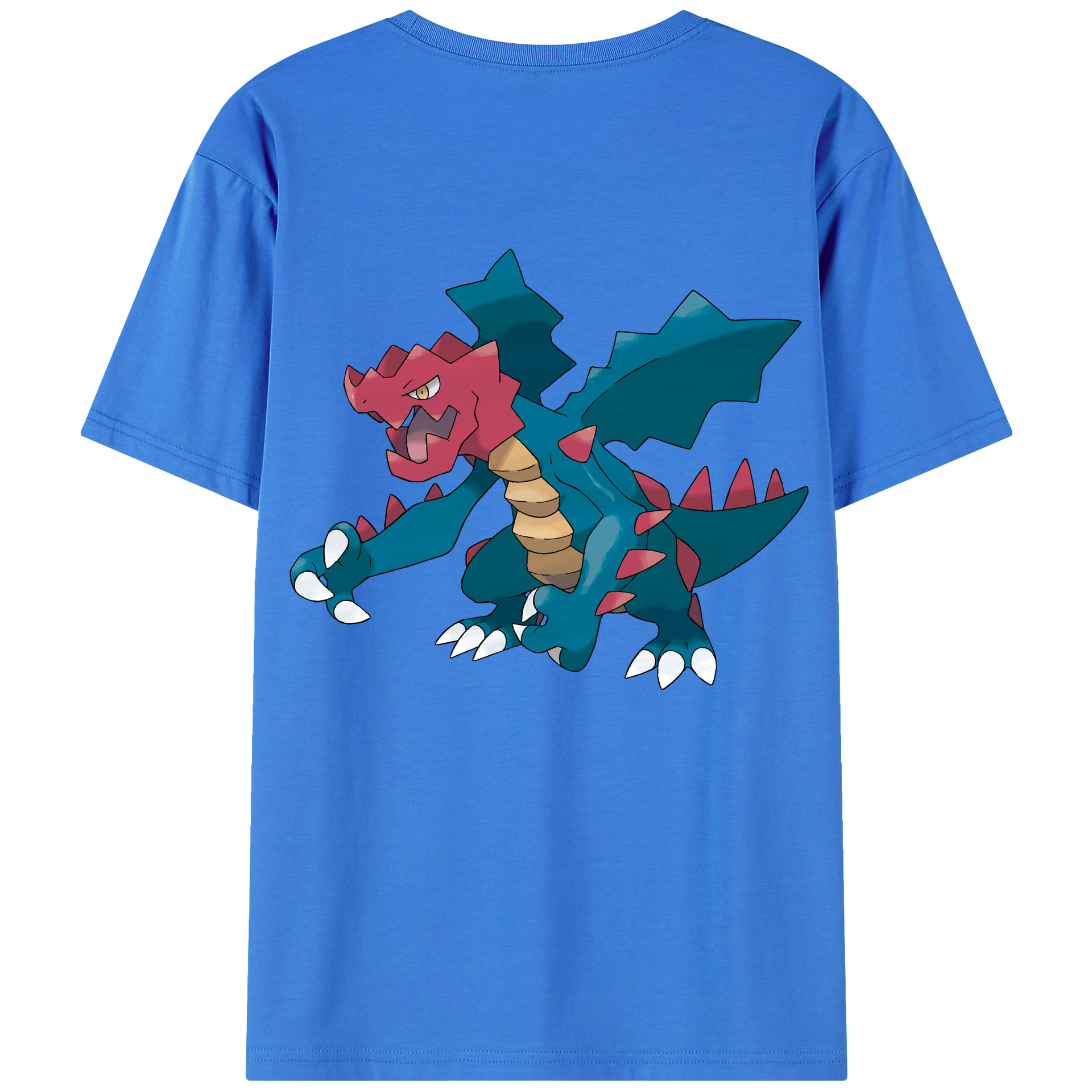 （画像用） ポケットモンスター Pokémon 綿100％半袖Tシャツ（背面プリント）