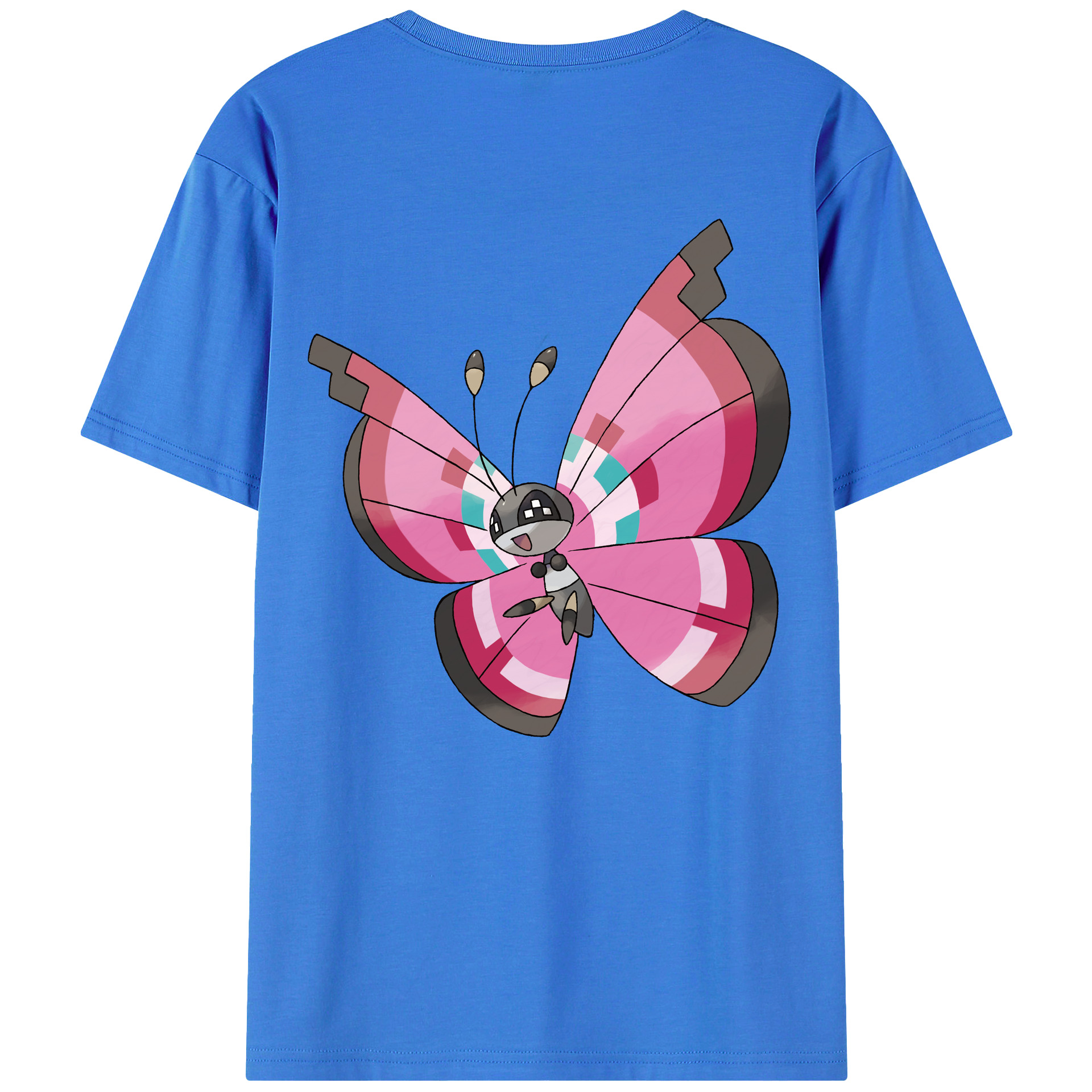 （画像用） ポケットモンスター Pokémon 綿100％半袖Tシャツ（背面プリント）