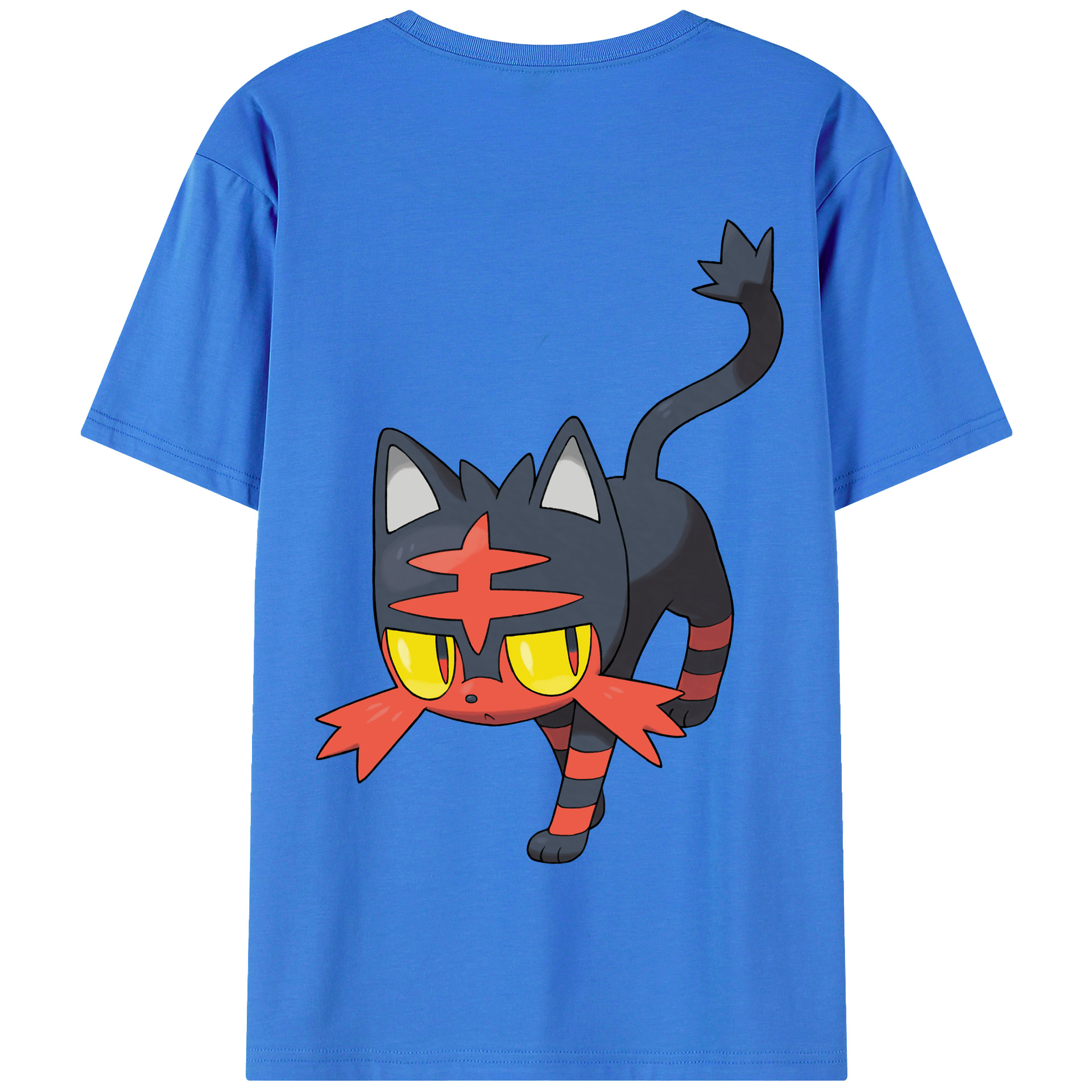 （画像用） ポケットモンスター Pokémon 綿100％半袖Tシャツ（背面プリント）