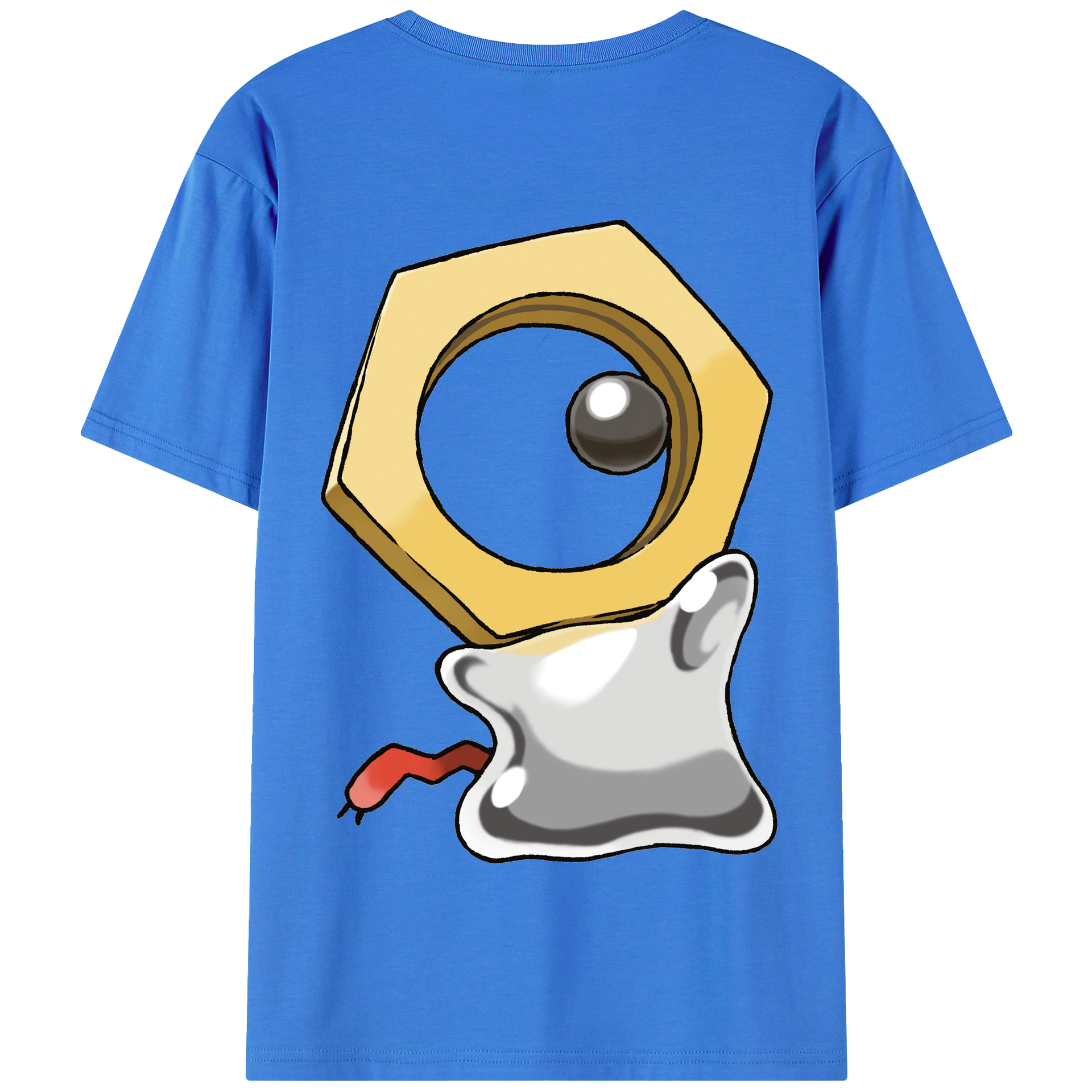 （画像用） ポケットモンスター Pokémon 綿100％半袖Tシャツ（背面プリント）