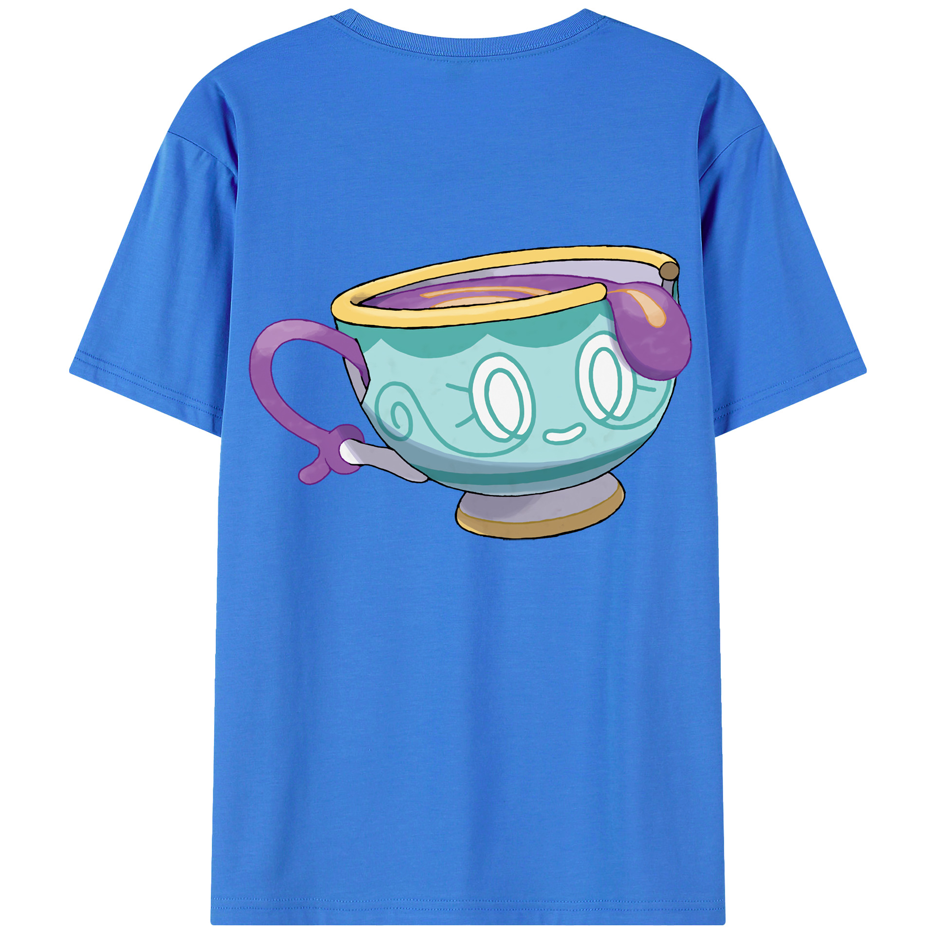 （画像用） ポケットモンスター Pokémon 綿100％半袖Tシャツ（背面プリント）