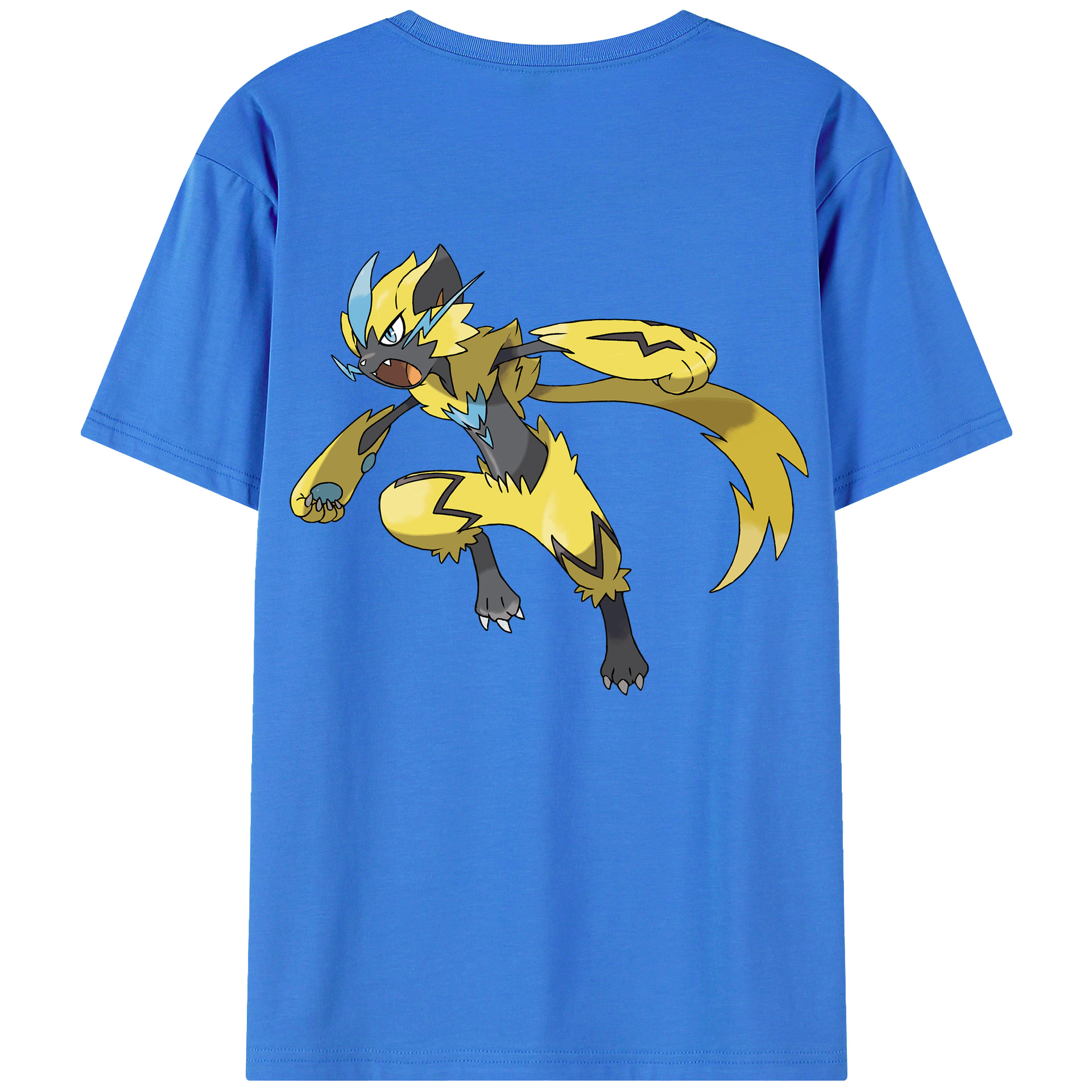 （画像用） ポケットモンスター Pokémon 綿100％半袖Tシャツ（背面プリント）
