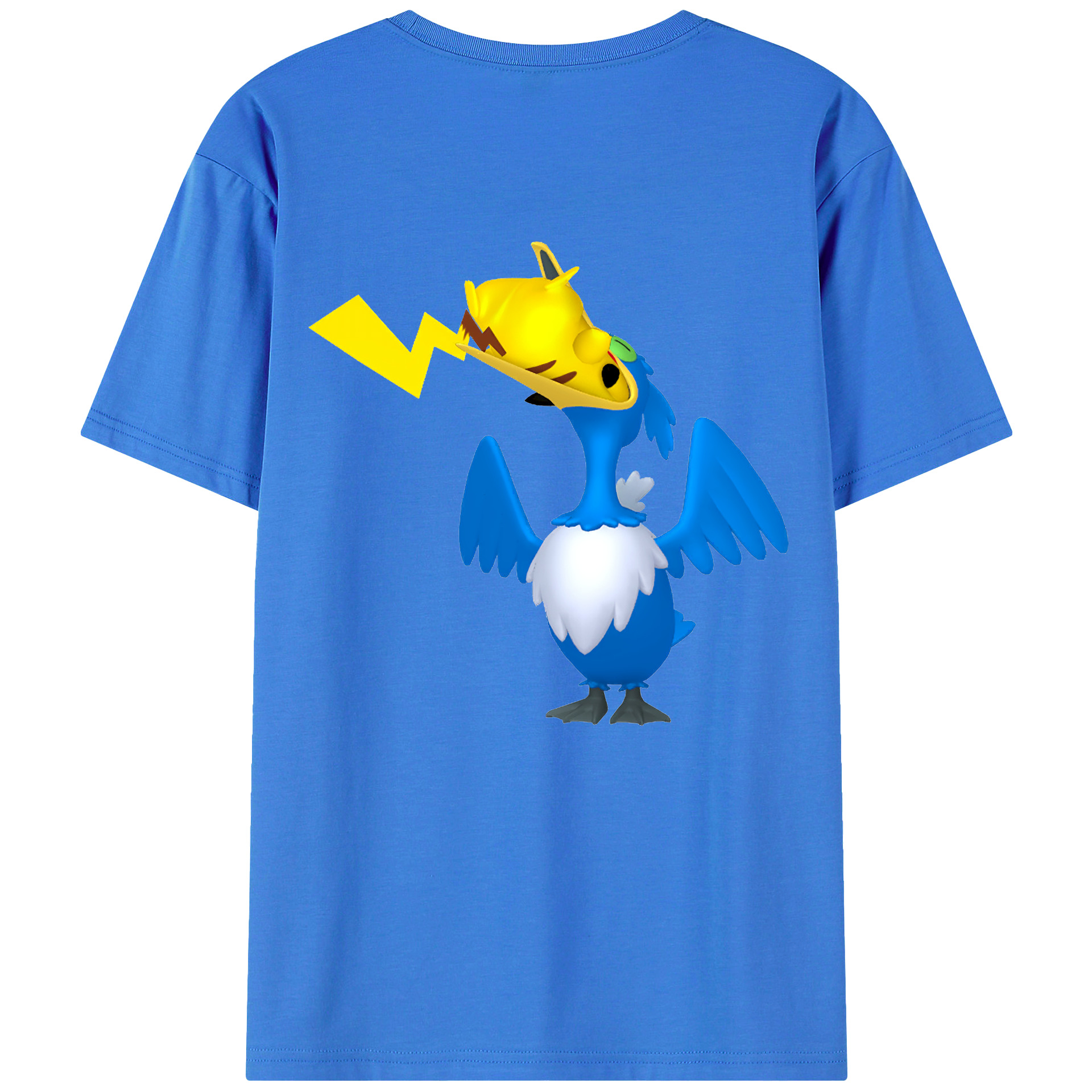 （画像用） ポケットモンスター Pokémon 綿100％半袖Tシャツ（背面プリント）