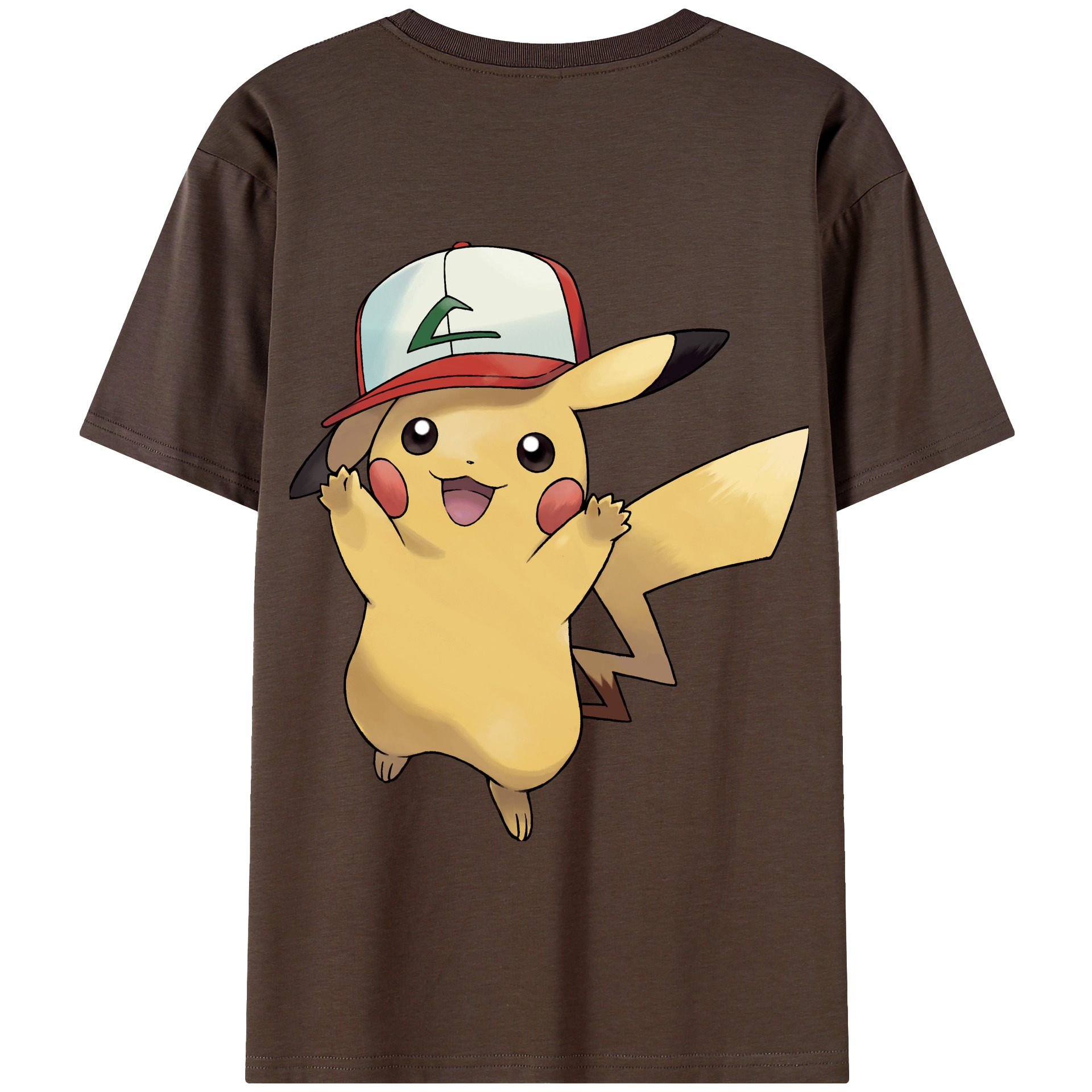 （画像用） ポケットモンスター Pokémon 綿100％半袖Tシャツ（背面プリント）