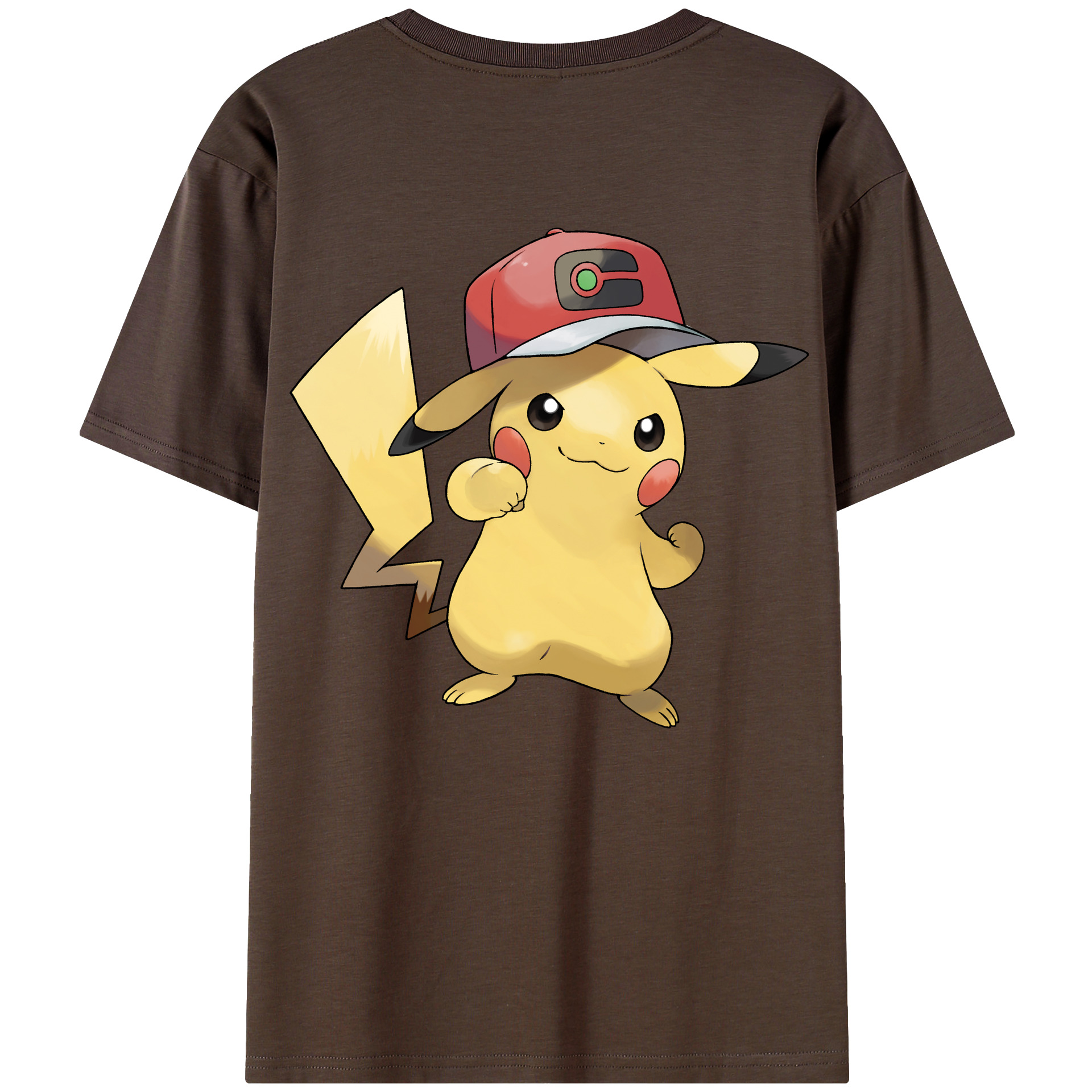 （画像用） ポケットモンスター Pokémon 綿100％半袖Tシャツ（背面プリント）