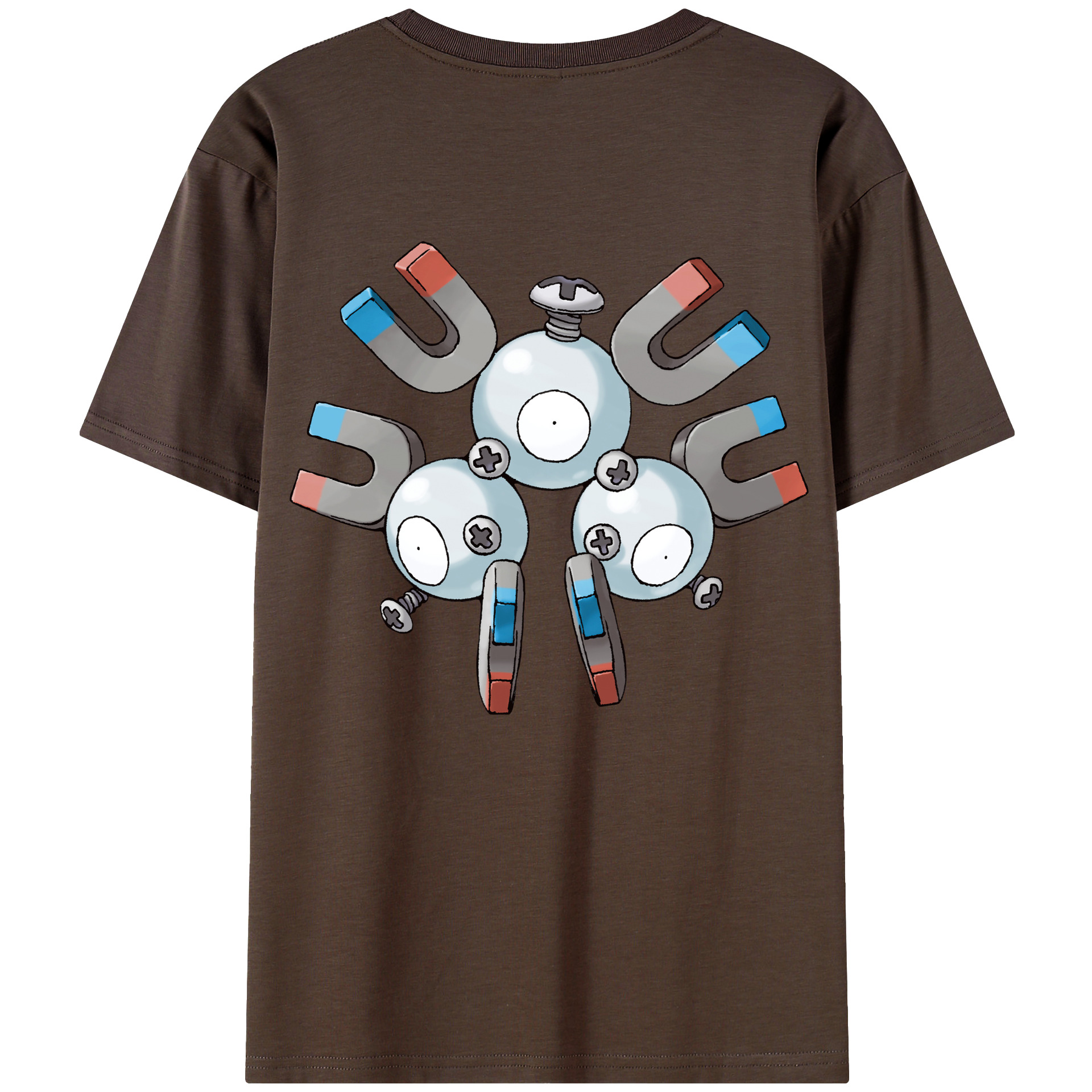 （画像用） ポケットモンスター Pokémon 綿100％半袖Tシャツ（背面プリント）