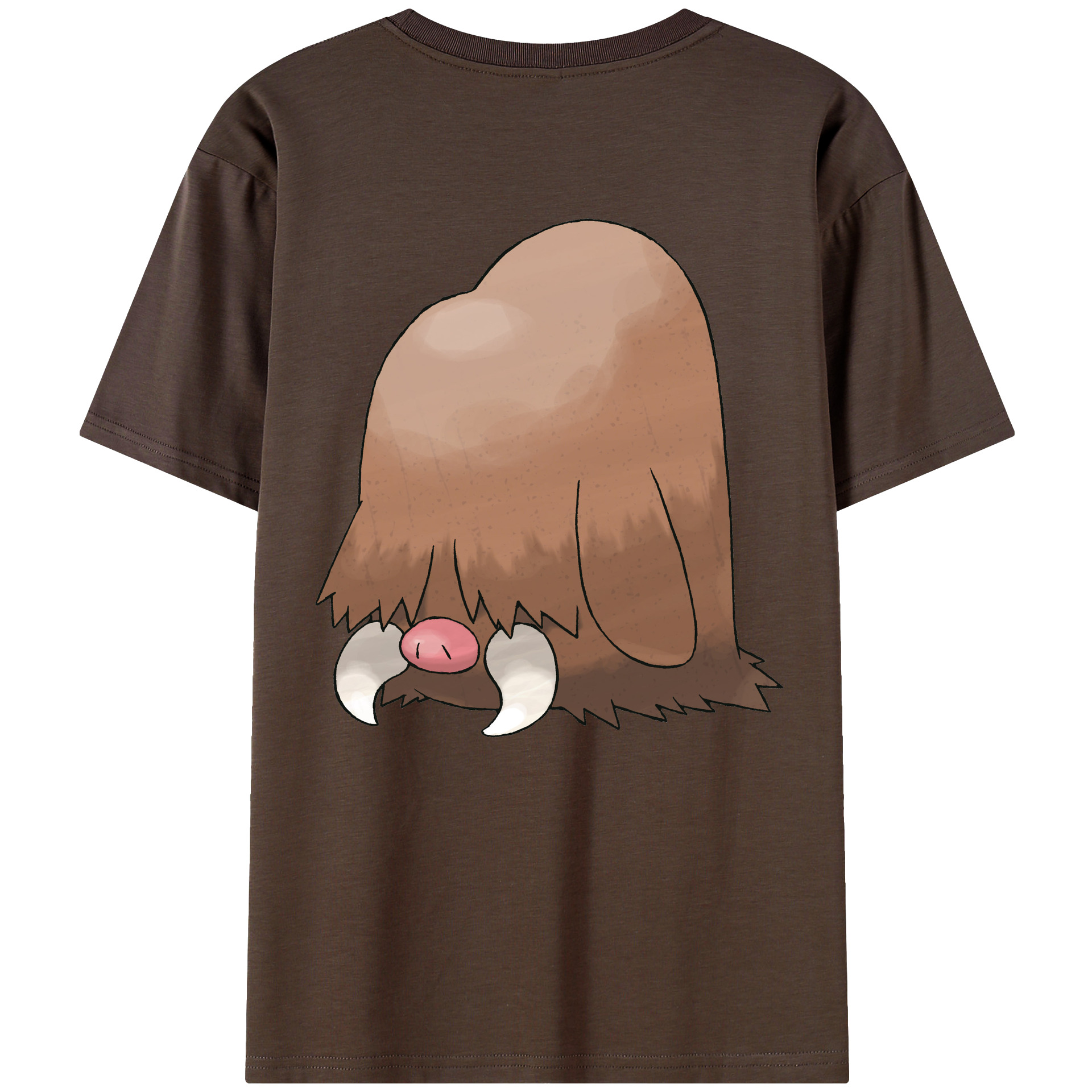 （画像用） ポケットモンスター Pokémon 綿100％半袖Tシャツ（背面プリント）