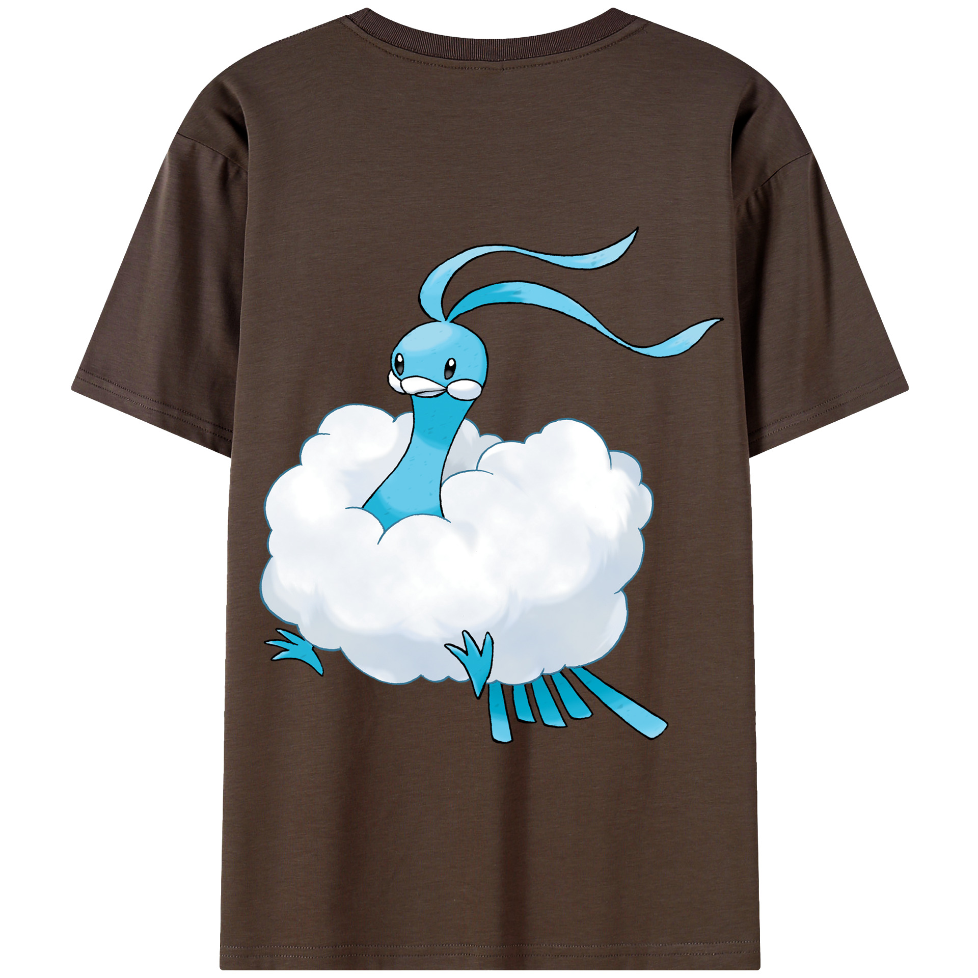 （画像用） ポケットモンスター Pokémon 綿100％半袖Tシャツ（背面プリント）