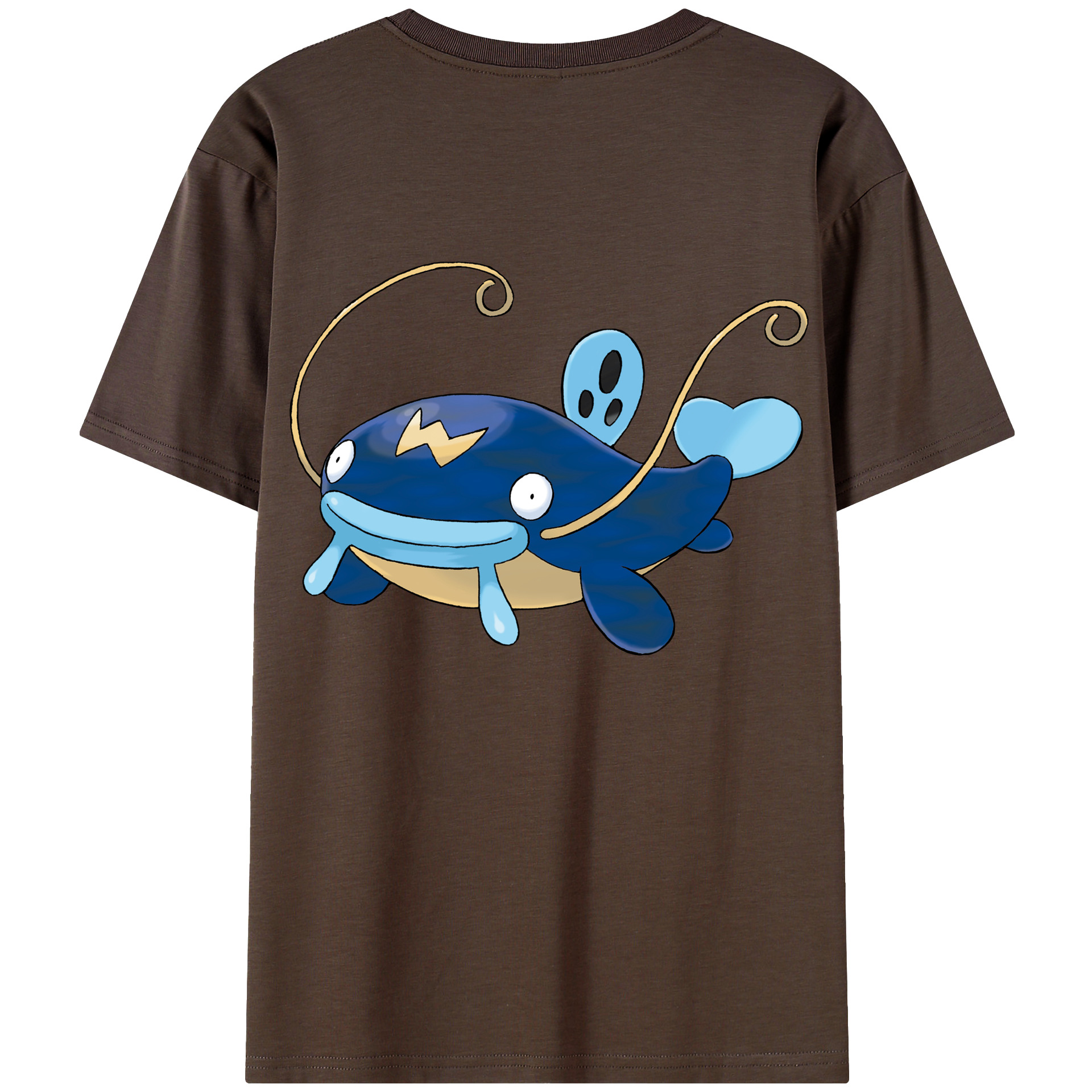（画像用） ポケットモンスター Pokémon 綿100％半袖Tシャツ（背面プリント）