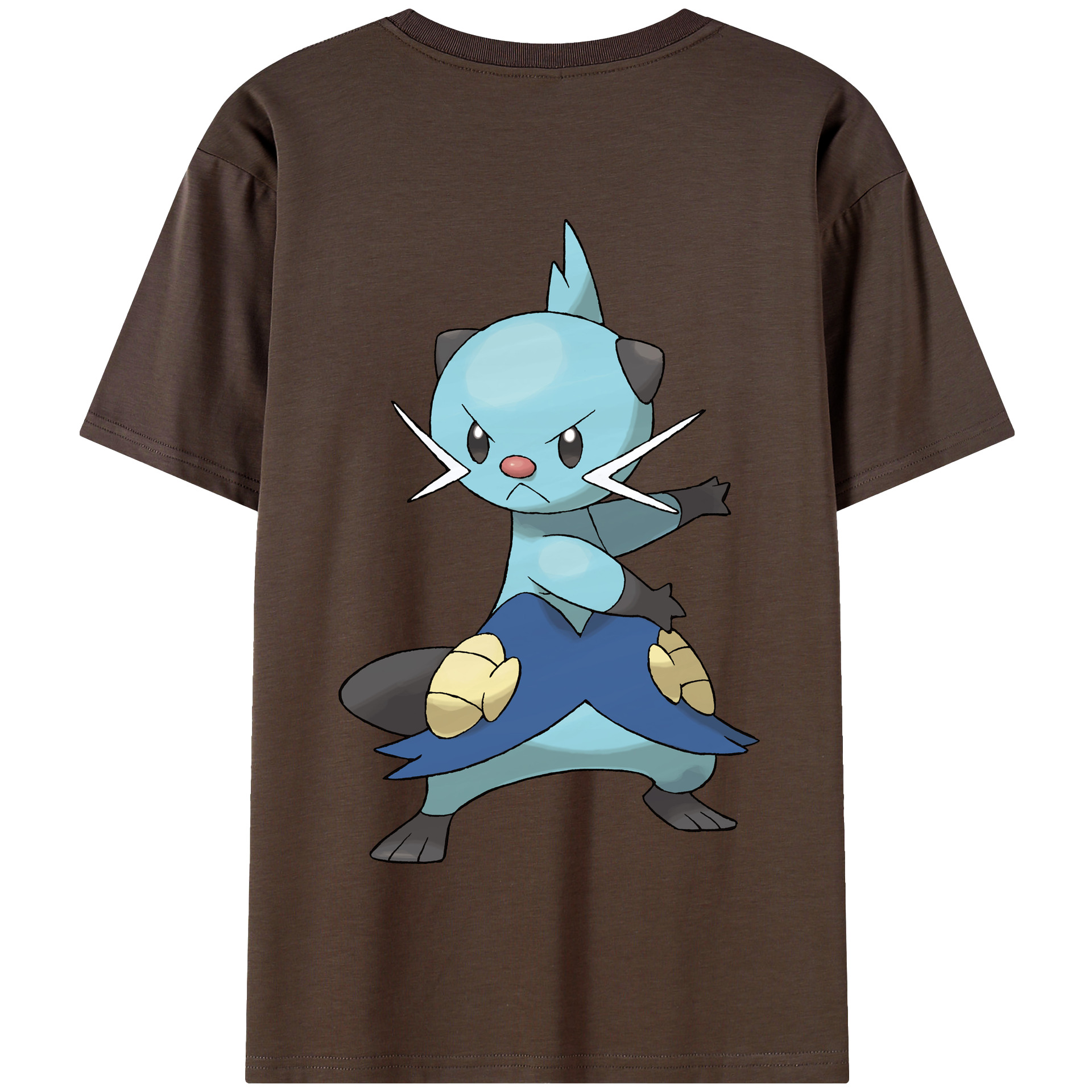 （画像用） ポケットモンスター Pokémon 綿100％半袖Tシャツ（背面プリント）