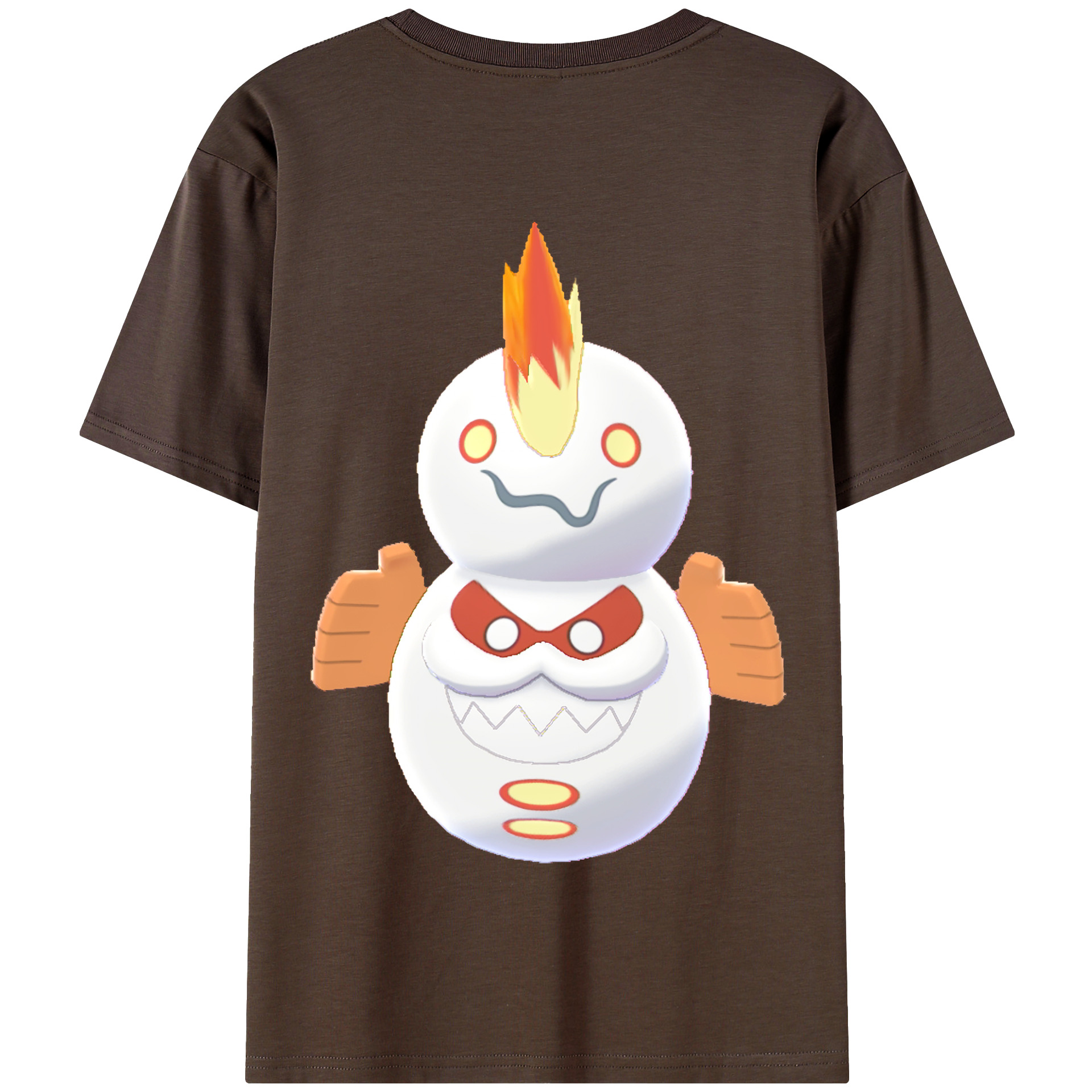 （画像用） ポケットモンスター Pokémon 綿100％半袖Tシャツ（背面プリント）