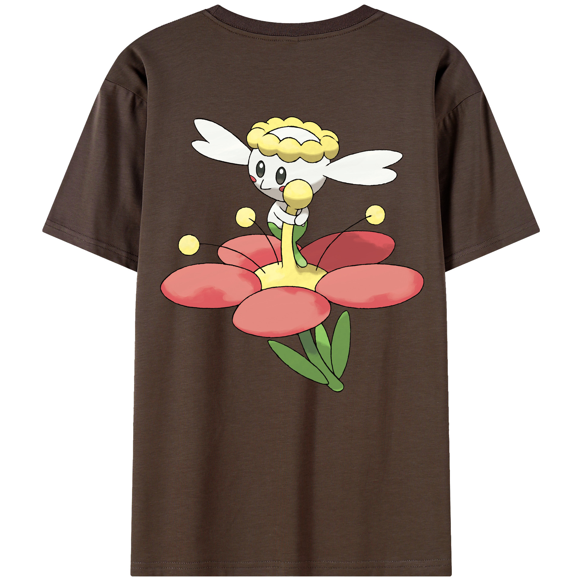 （画像用） ポケットモンスター Pokémon 綿100％半袖Tシャツ（背面プリント）