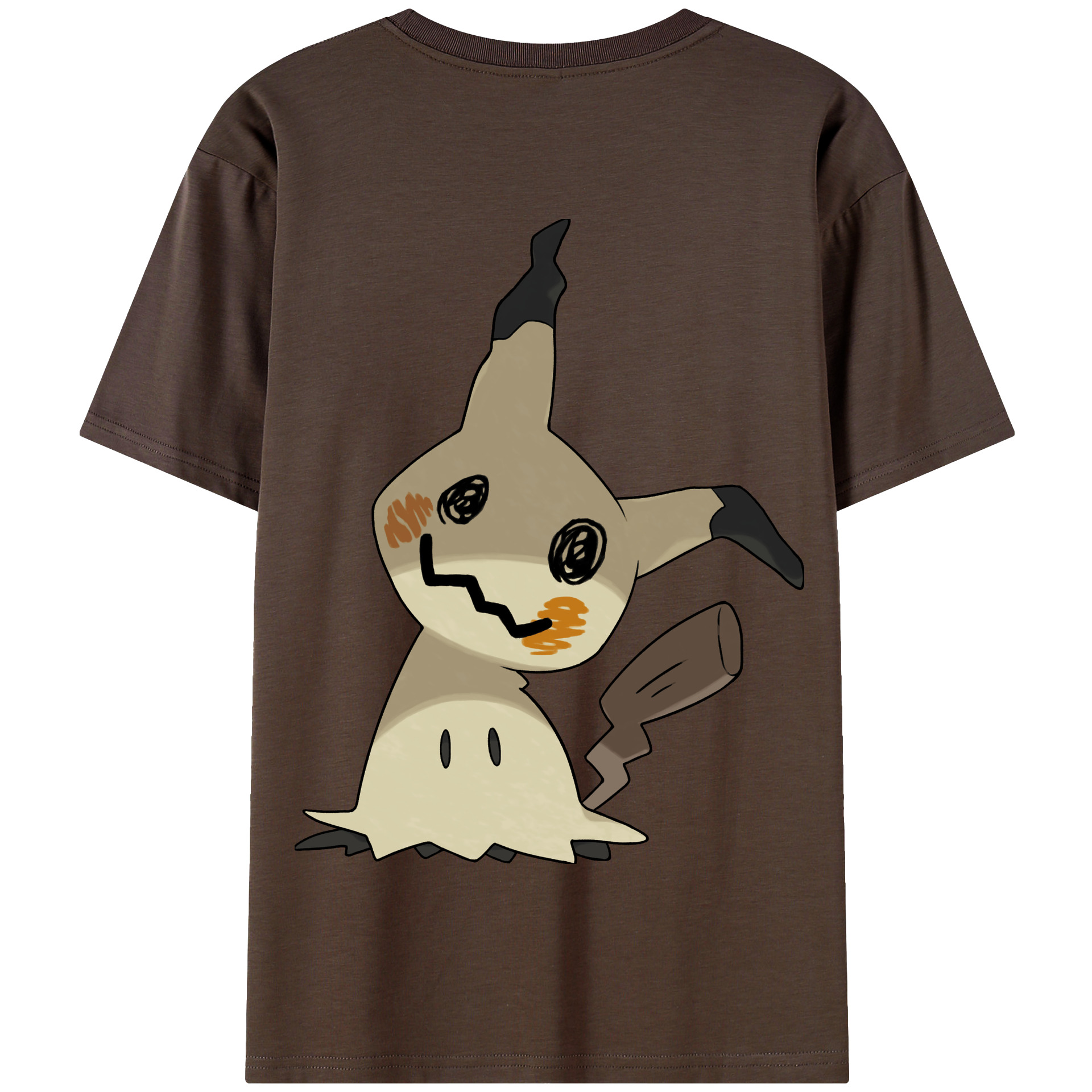 （画像用） ポケットモンスター Pokémon 綿100％半袖Tシャツ（背面プリント）