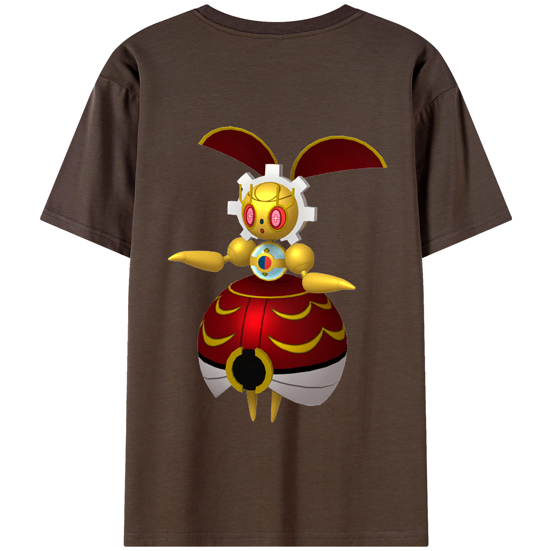 （画像用） ポケットモンスター Pokémon 綿100％半袖Tシャツ（背面プリント）