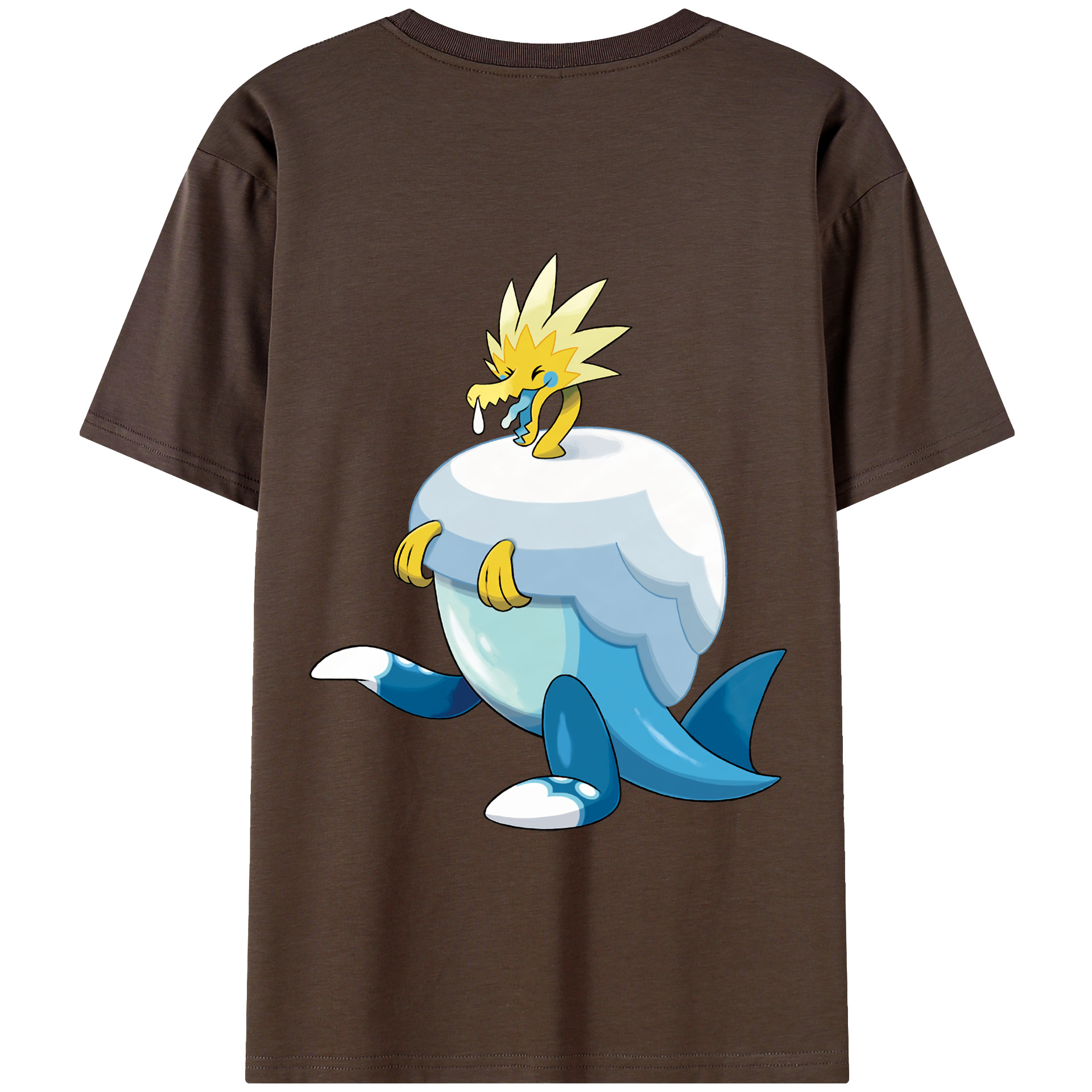 （画像用） ポケットモンスター Pokémon 綿100％半袖Tシャツ（背面プリント）