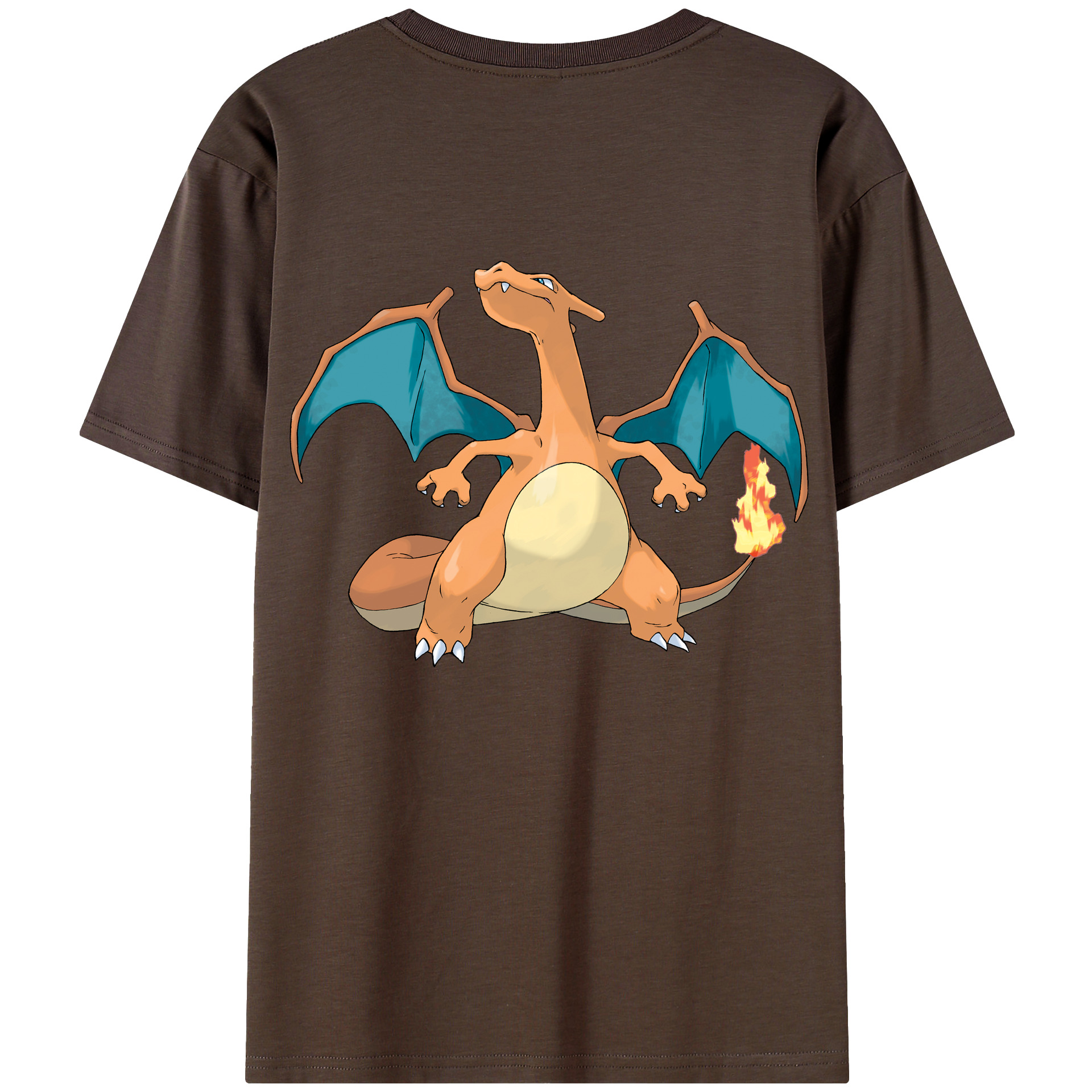 （画像用） ポケットモンスター Pokémon 綿100％半袖Tシャツ（背面プリント）