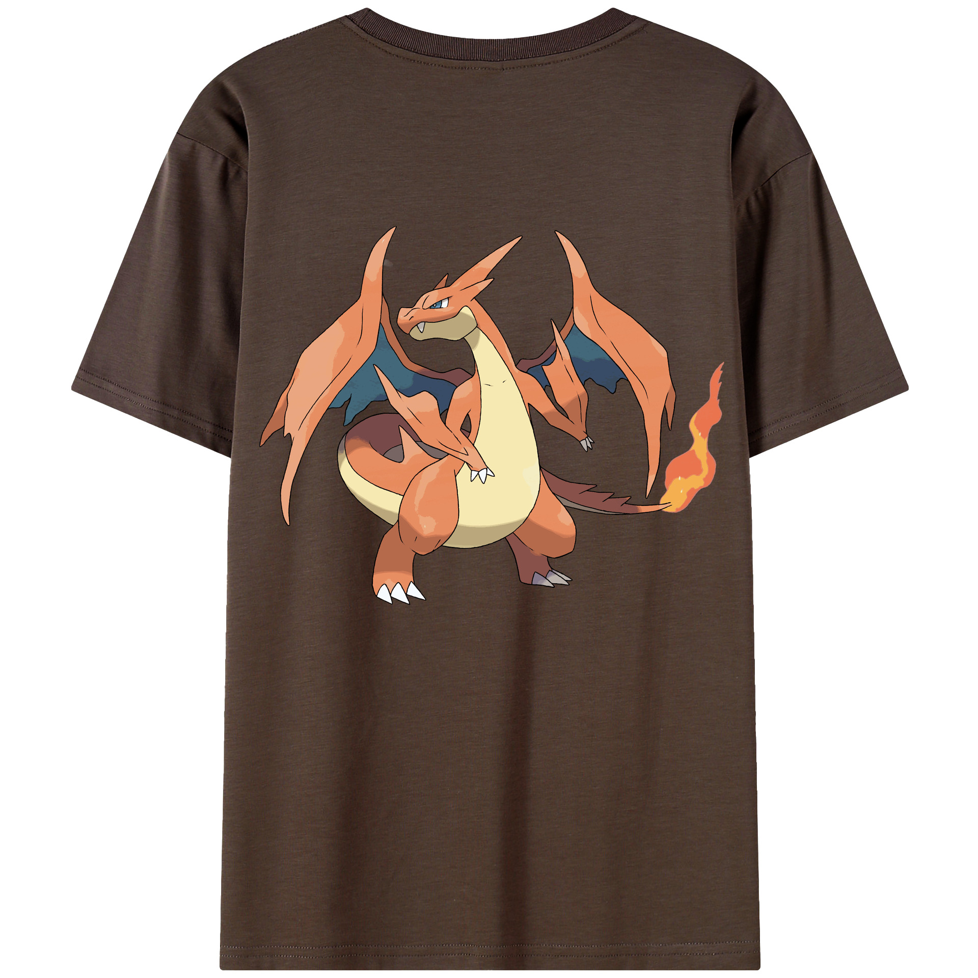 （画像用） ポケットモンスター Pokémon 綿100％半袖Tシャツ（背面プリント）