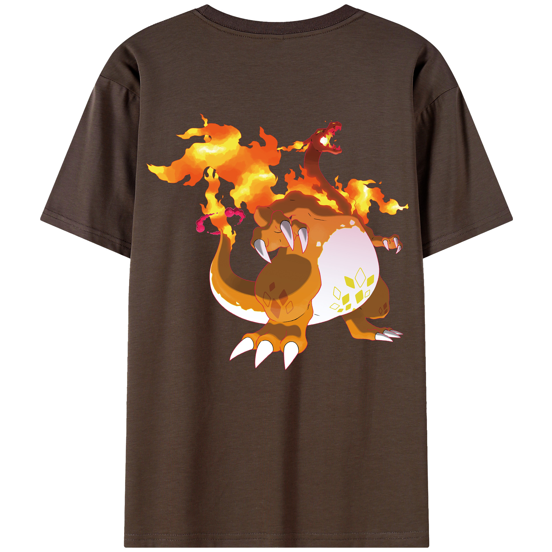 （画像用） ポケットモンスター Pokémon 綿100％半袖Tシャツ（背面プリント）