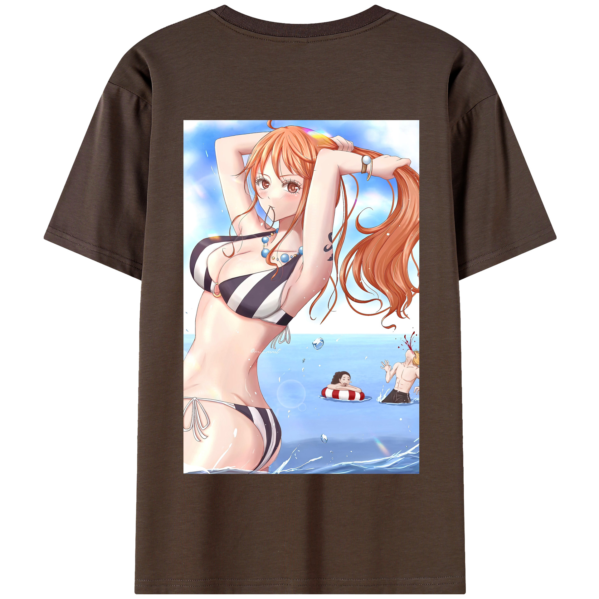 （画像用） ポケットモンスター Pokémon 綿100％半袖Tシャツ（背面プリント）