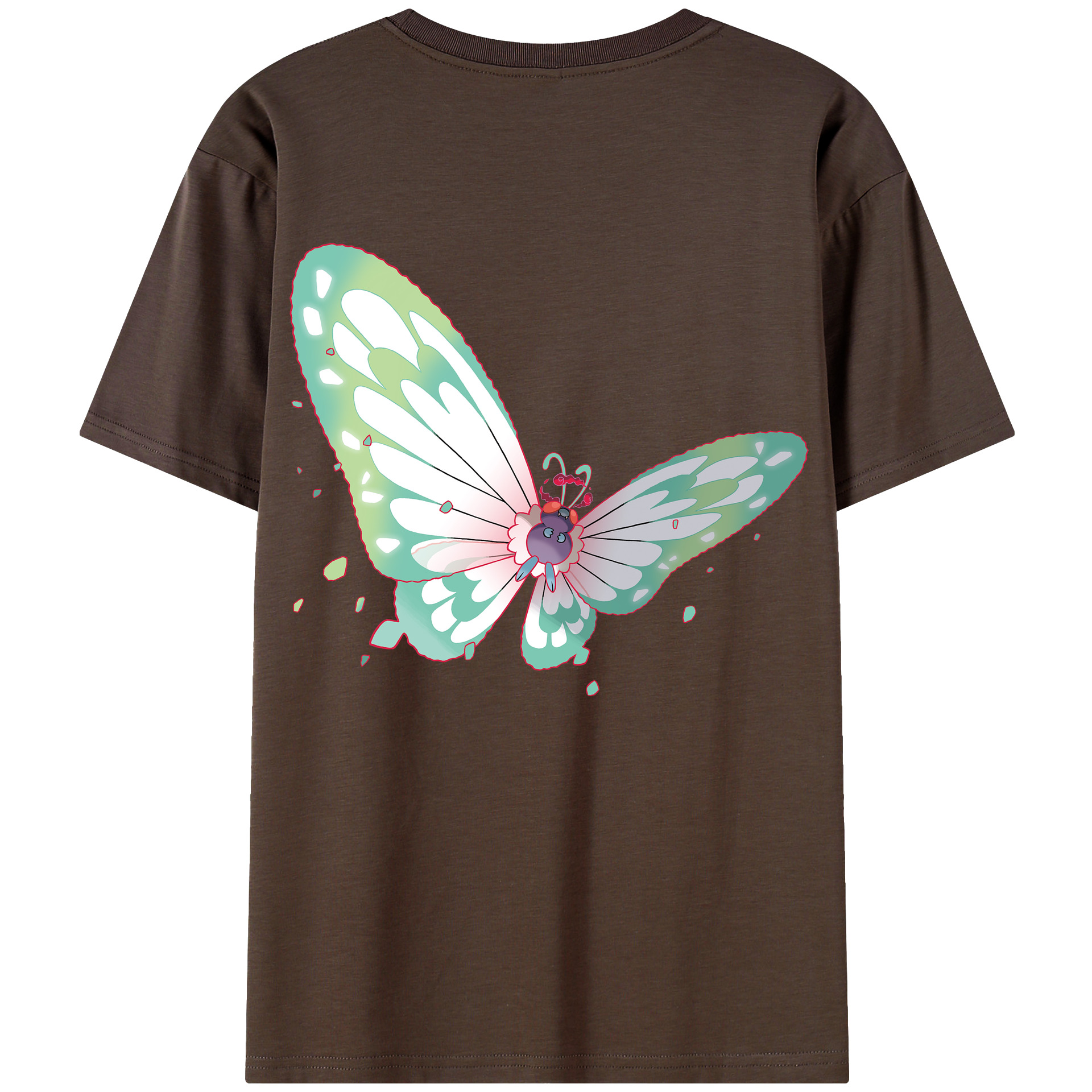 （画像用） ポケットモンスター Pokémon 綿100％半袖Tシャツ（背面プリント）