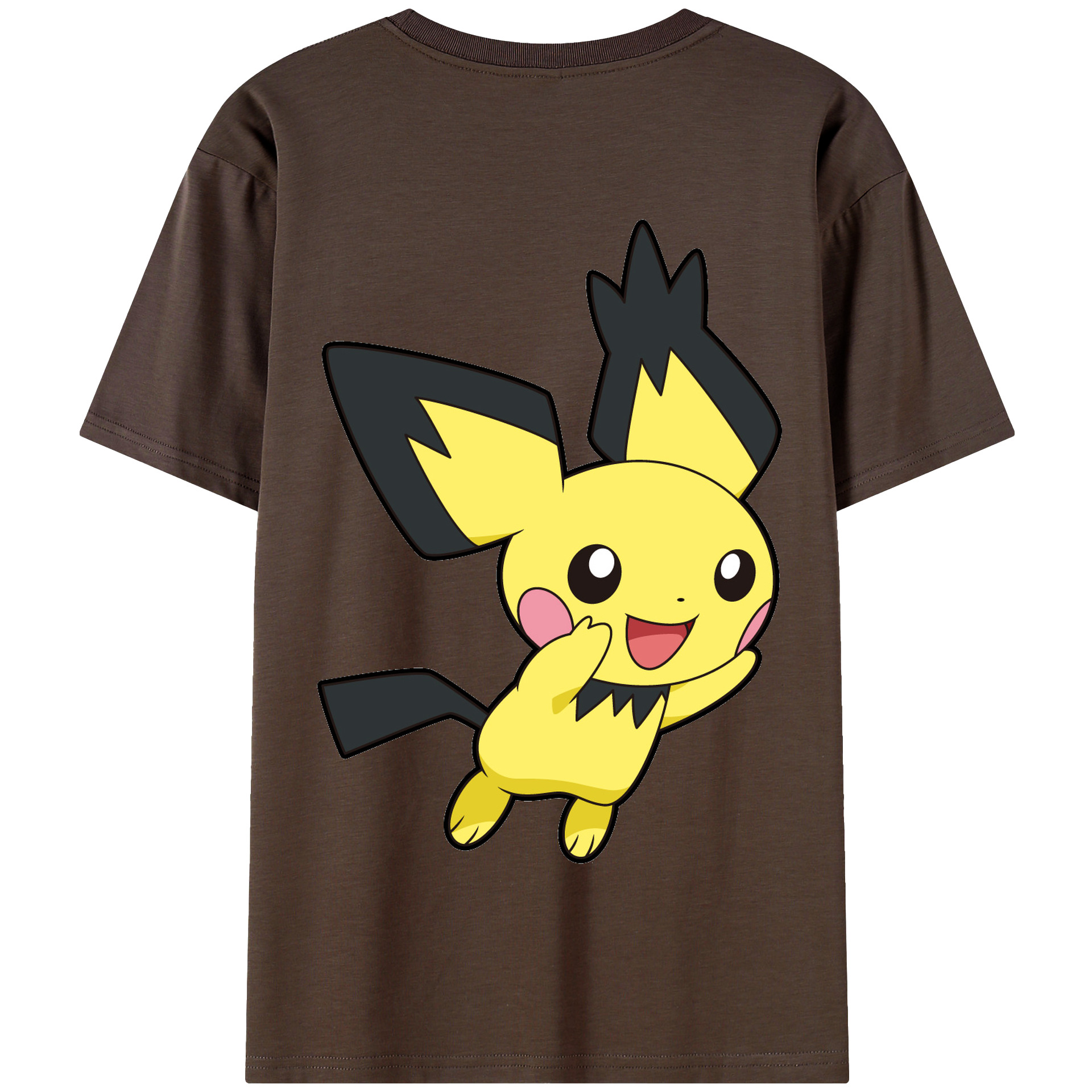（画像用） ポケットモンスター Pokémon 綿100％半袖Tシャツ（背面プリント）