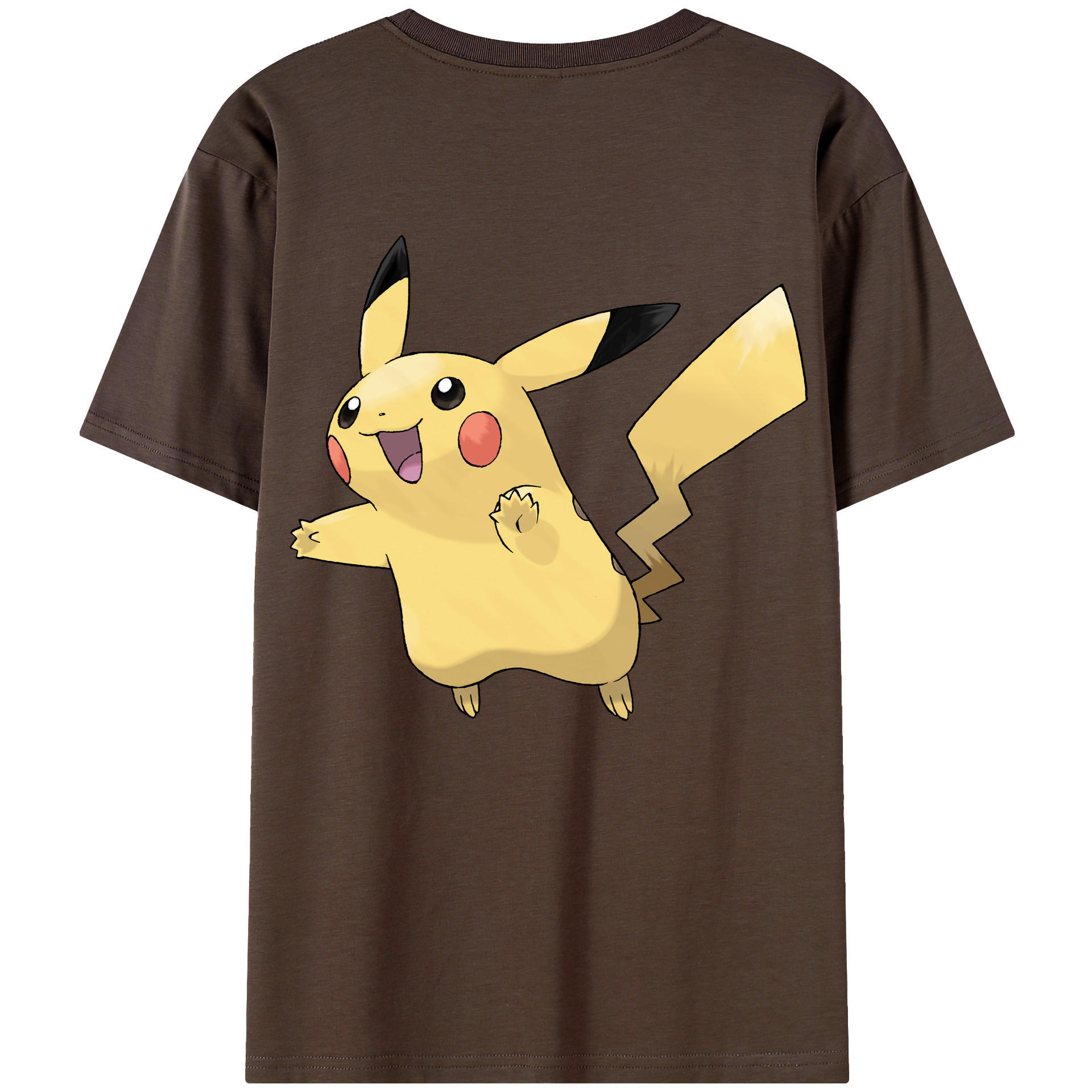 （画像用） ポケットモンスター Pokémon 綿100％半袖Tシャツ（背面プリント）