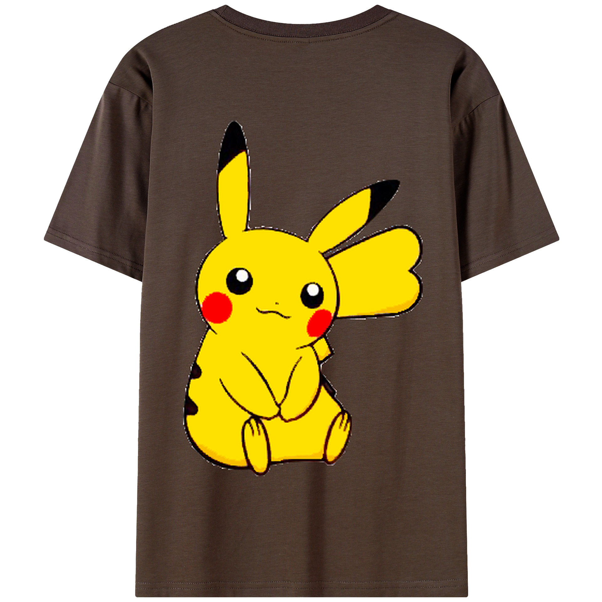 （画像用） ポケットモンスター Pokémon 綿100％半袖Tシャツ（背面プリント）