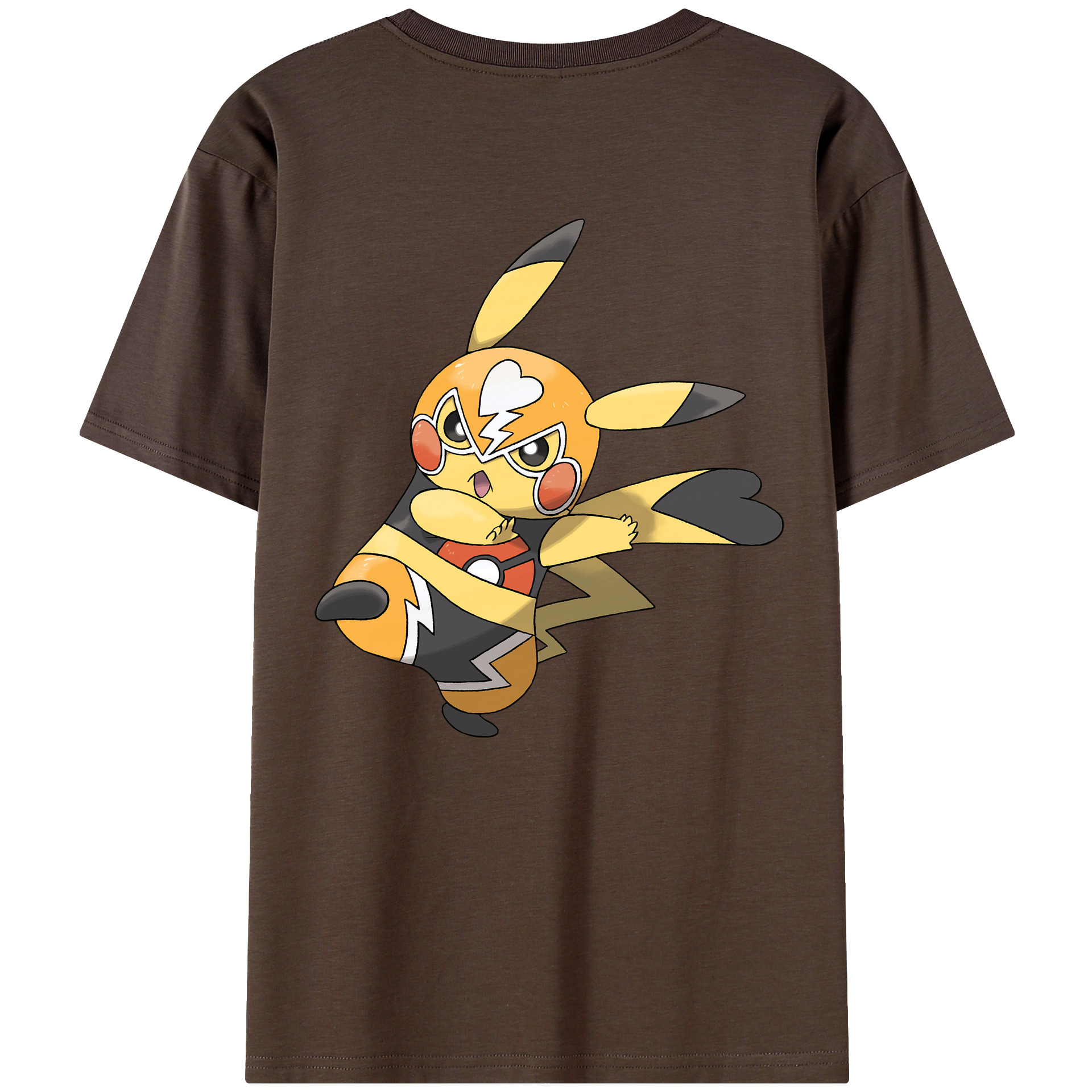 （画像用） ポケットモンスター Pokémon 綿100％半袖Tシャツ（背面プリント）