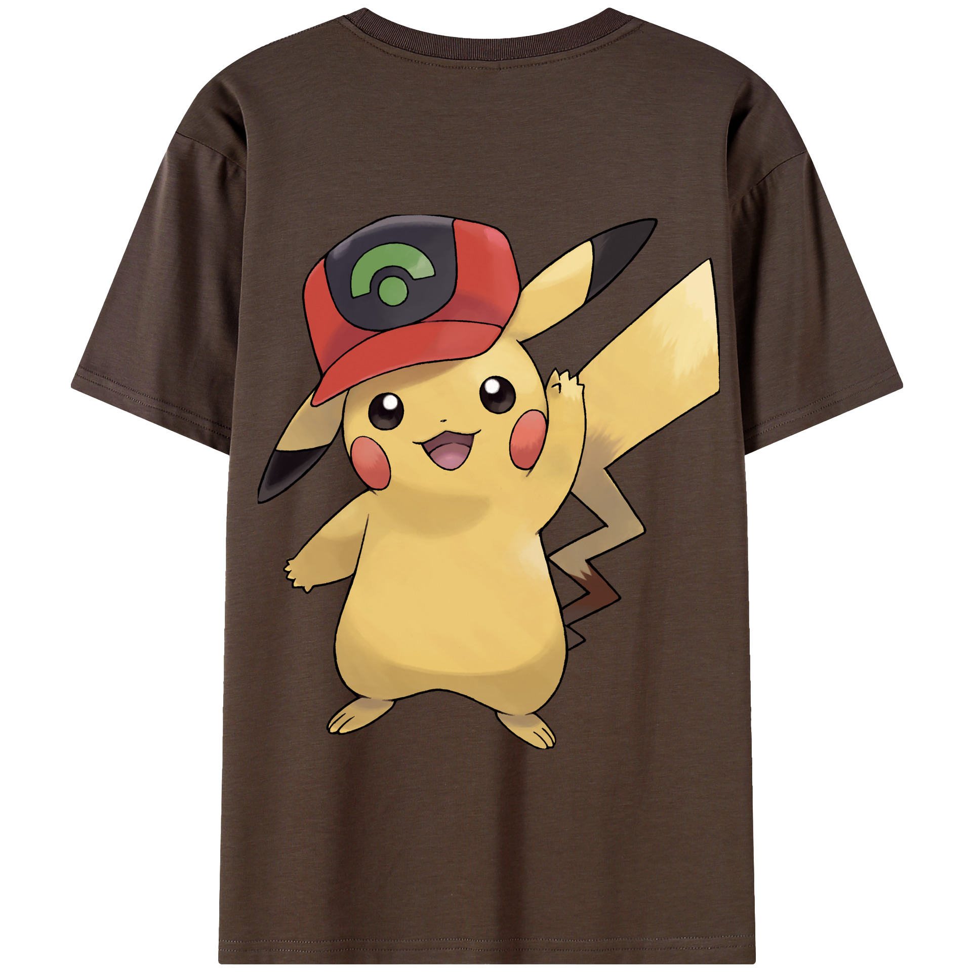 （画像用） ポケットモンスター Pokémon 綿100％半袖Tシャツ（背面プリント）