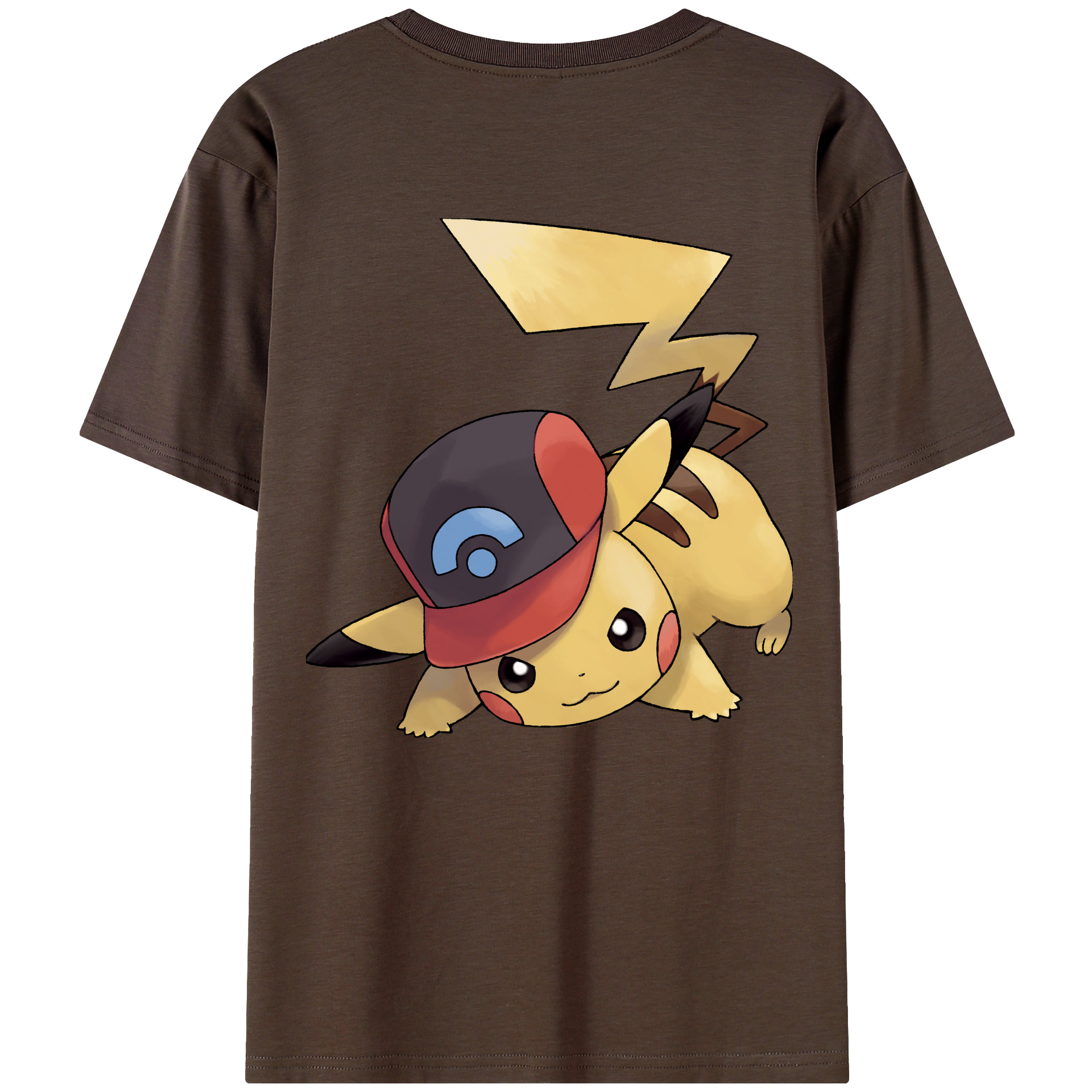 （画像用） ポケットモンスター Pokémon 綿100％半袖Tシャツ（背面プリント）