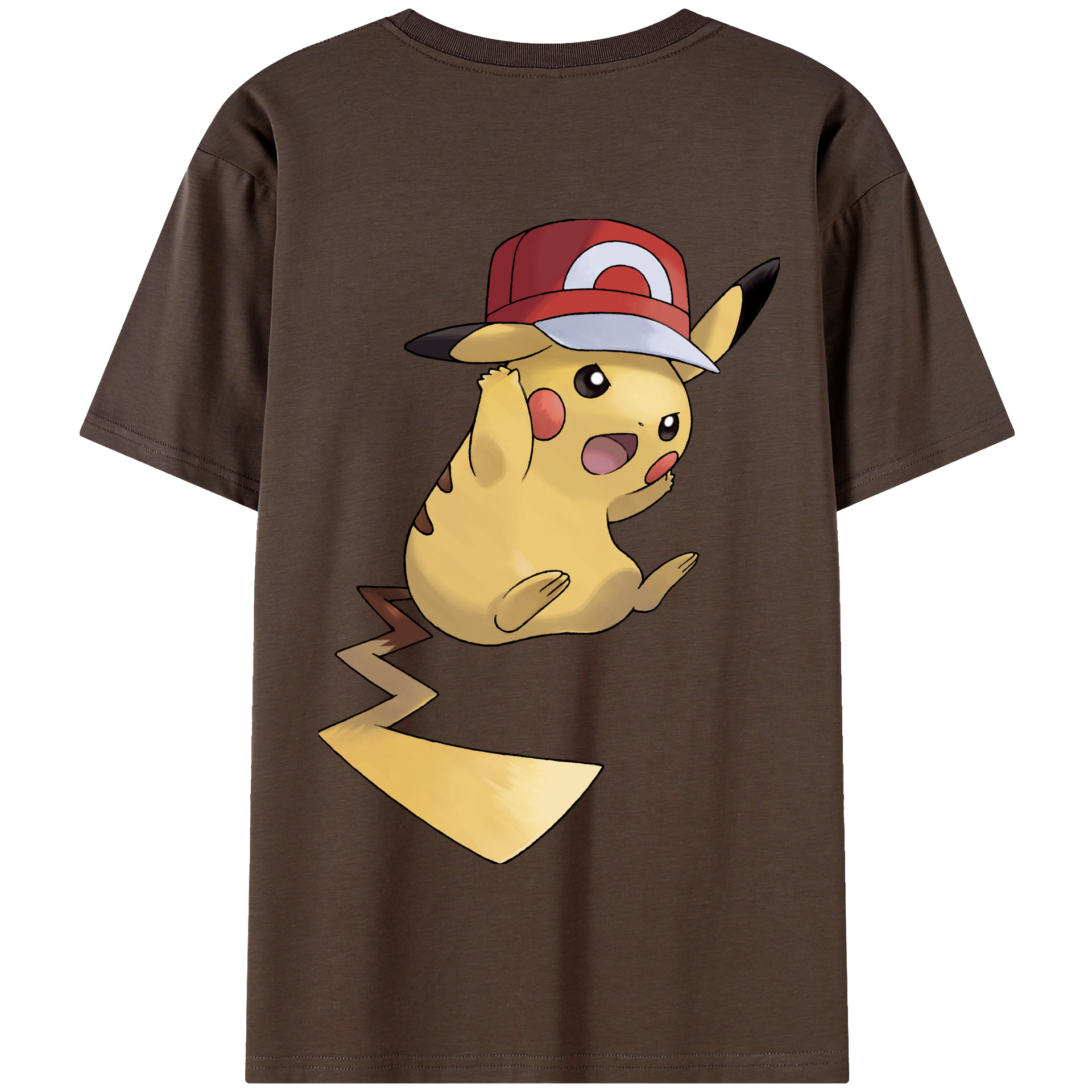 （画像用） ポケットモンスター Pokémon 綿100％半袖Tシャツ（背面プリント）
