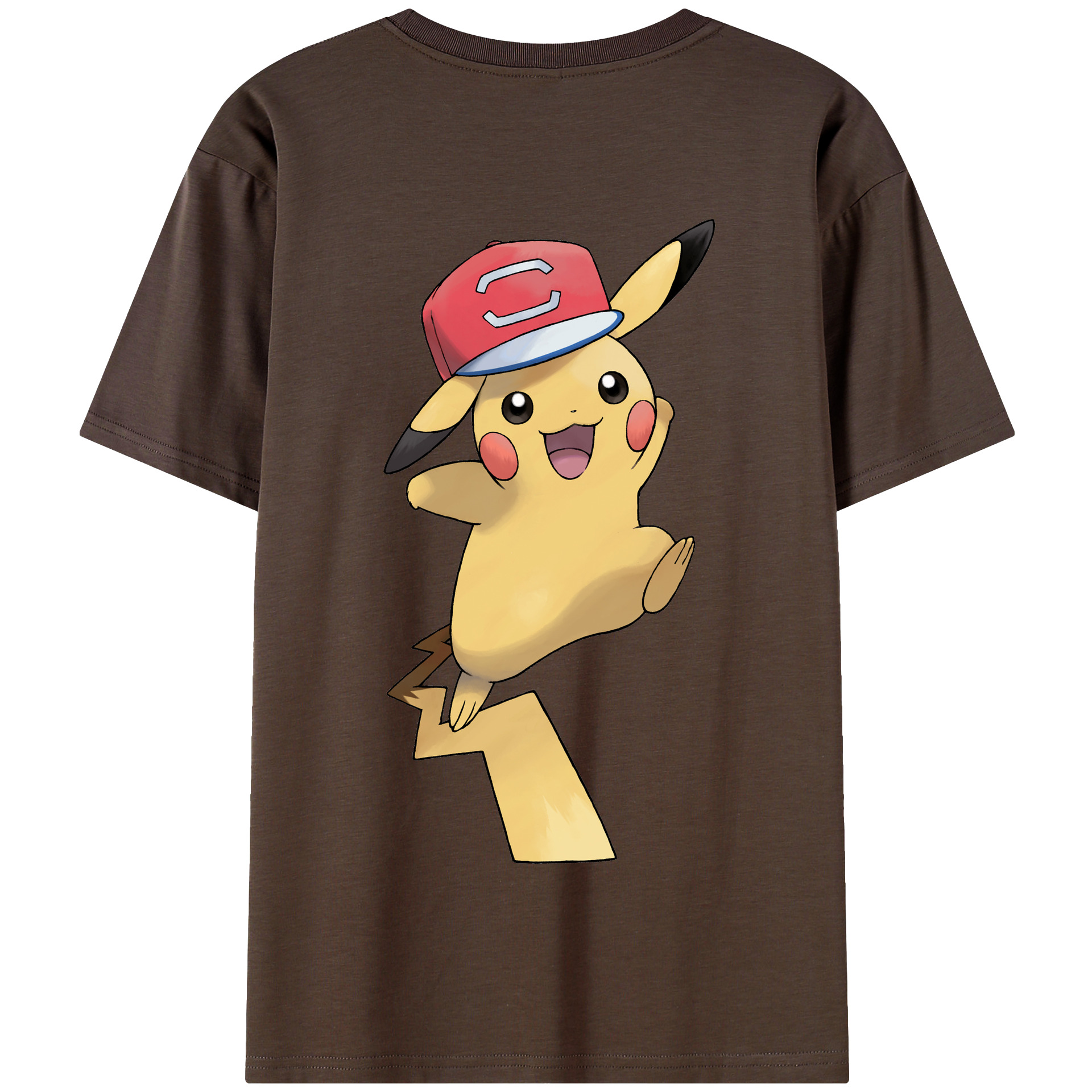 （画像用） ポケットモンスター Pokémon 綿100％半袖Tシャツ（背面プリント）