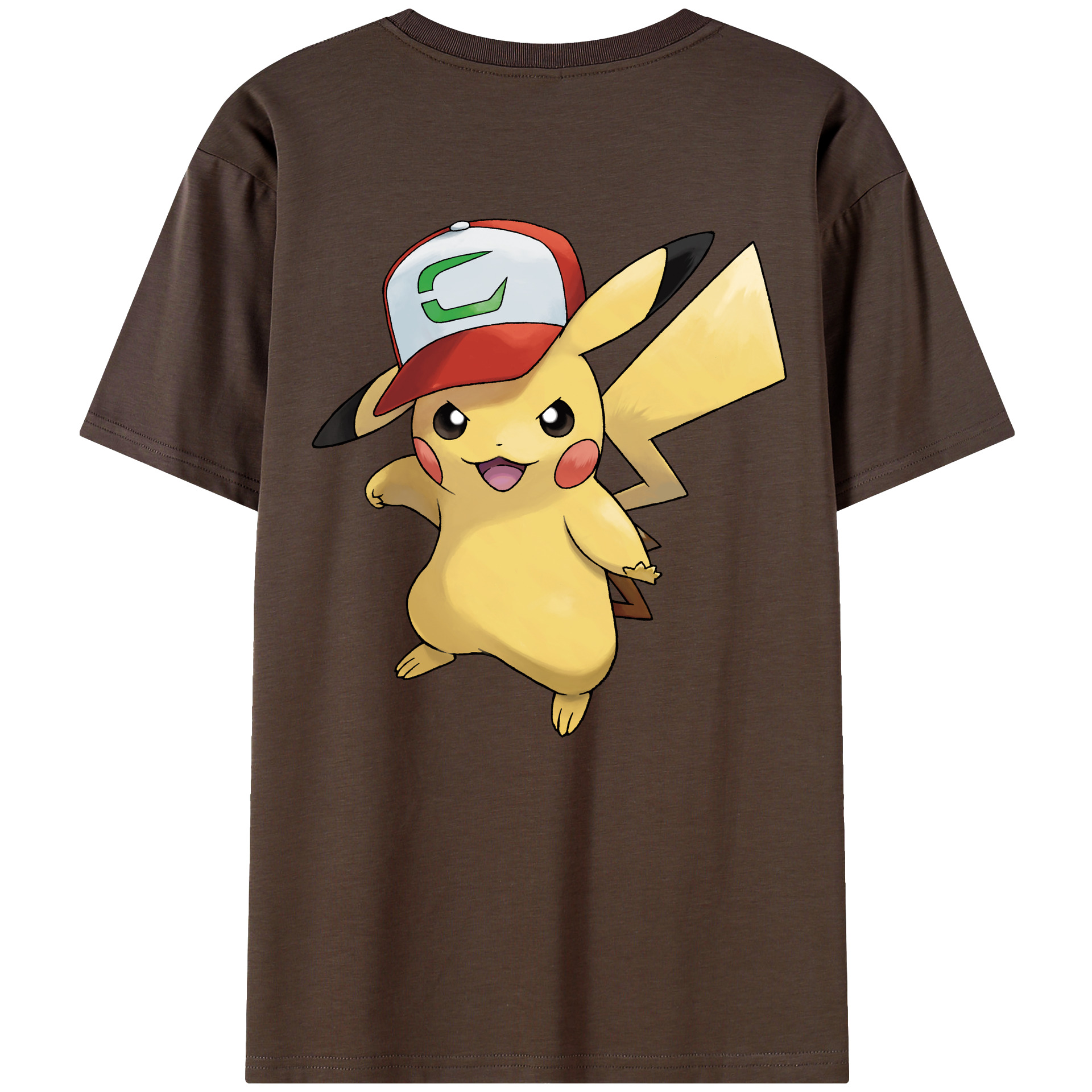 （画像用） ポケットモンスター Pokémon 綿100％半袖Tシャツ（背面プリント）