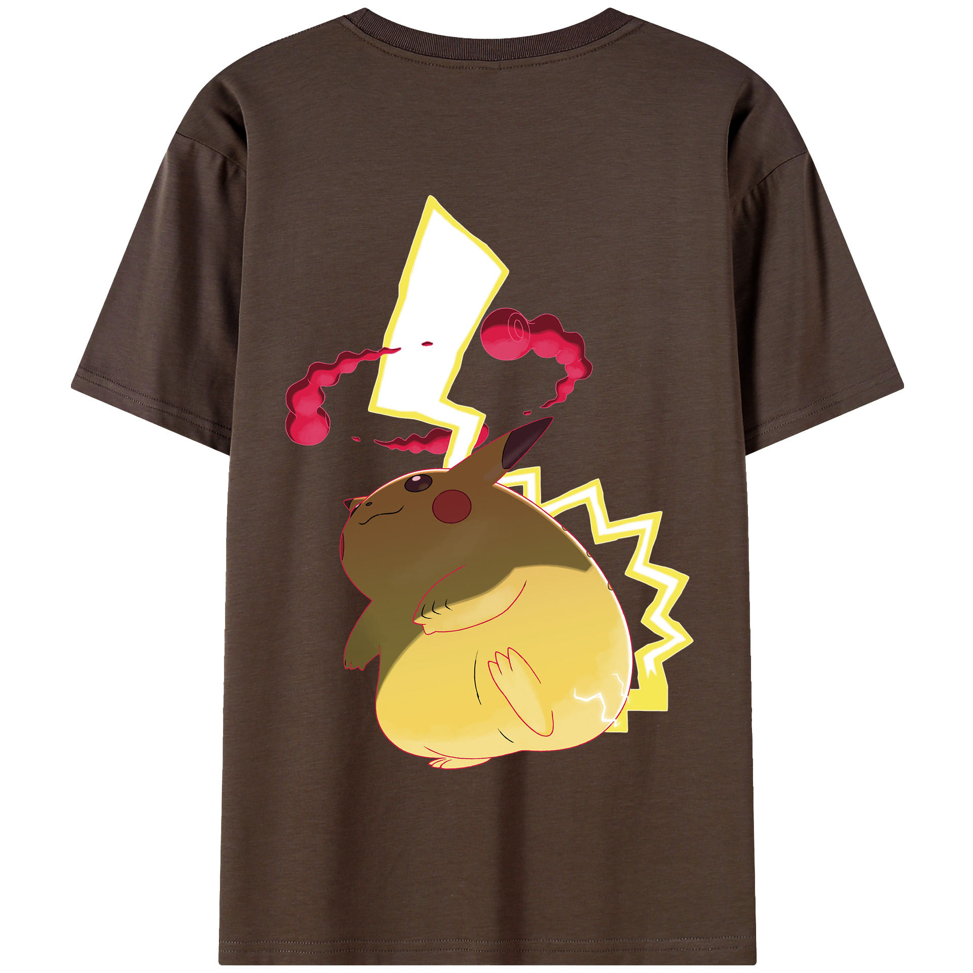 （画像用） ポケットモンスター Pokémon 綿100％半袖Tシャツ（背面プリント）