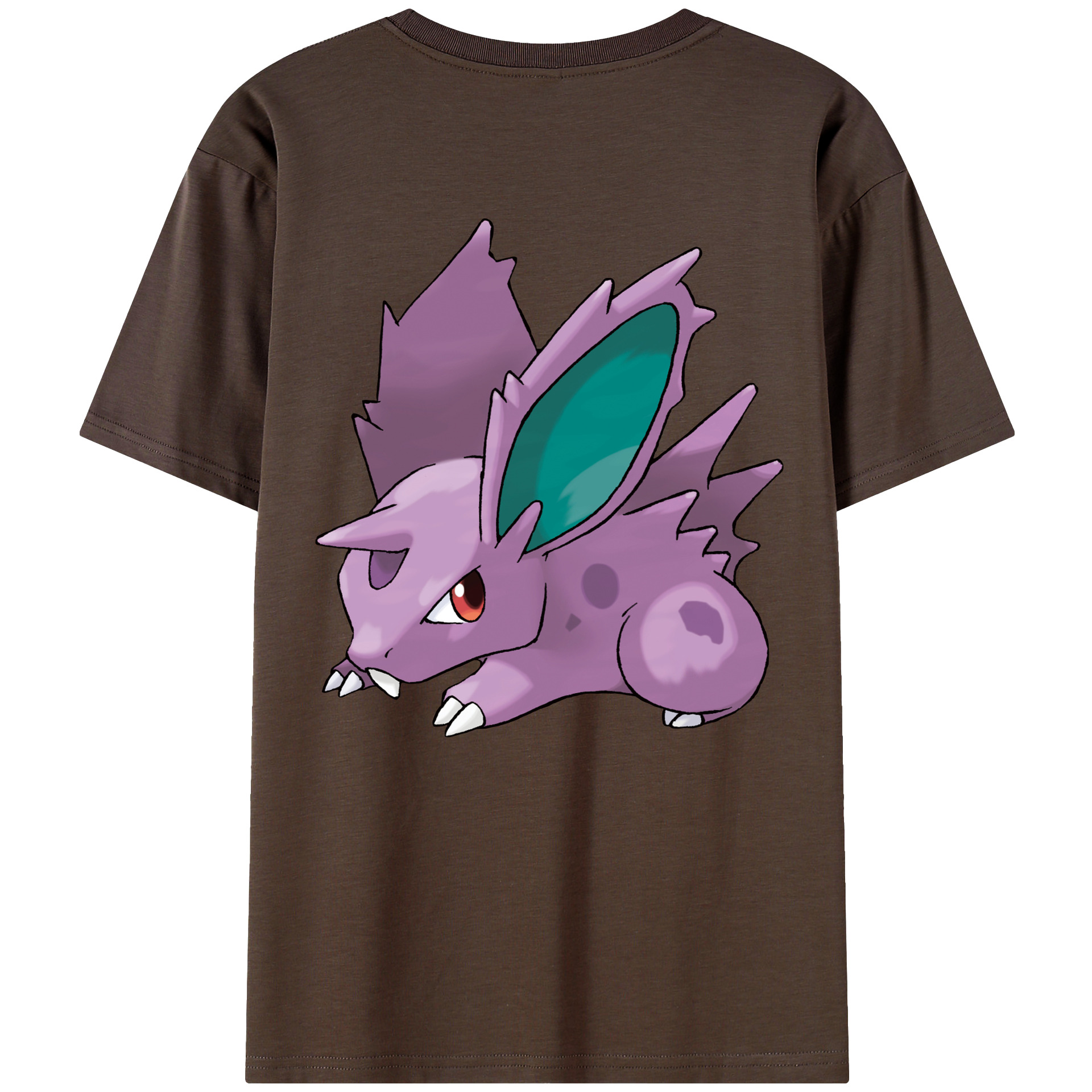 （画像用） ポケットモンスター Pokémon 綿100％半袖Tシャツ（背面プリント）