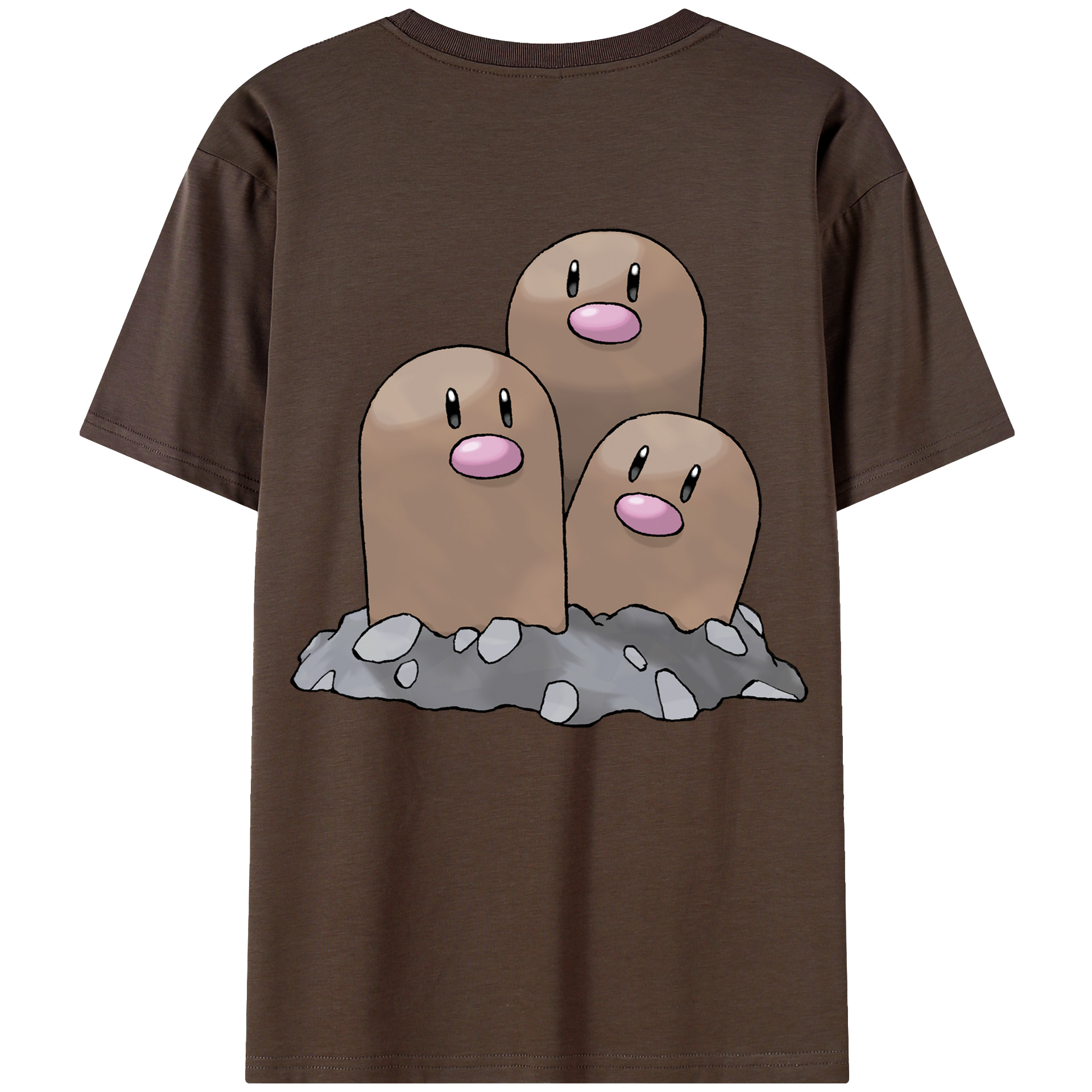 （画像用） ポケットモンスター Pokémon 綿100％半袖Tシャツ（背面プリント）
