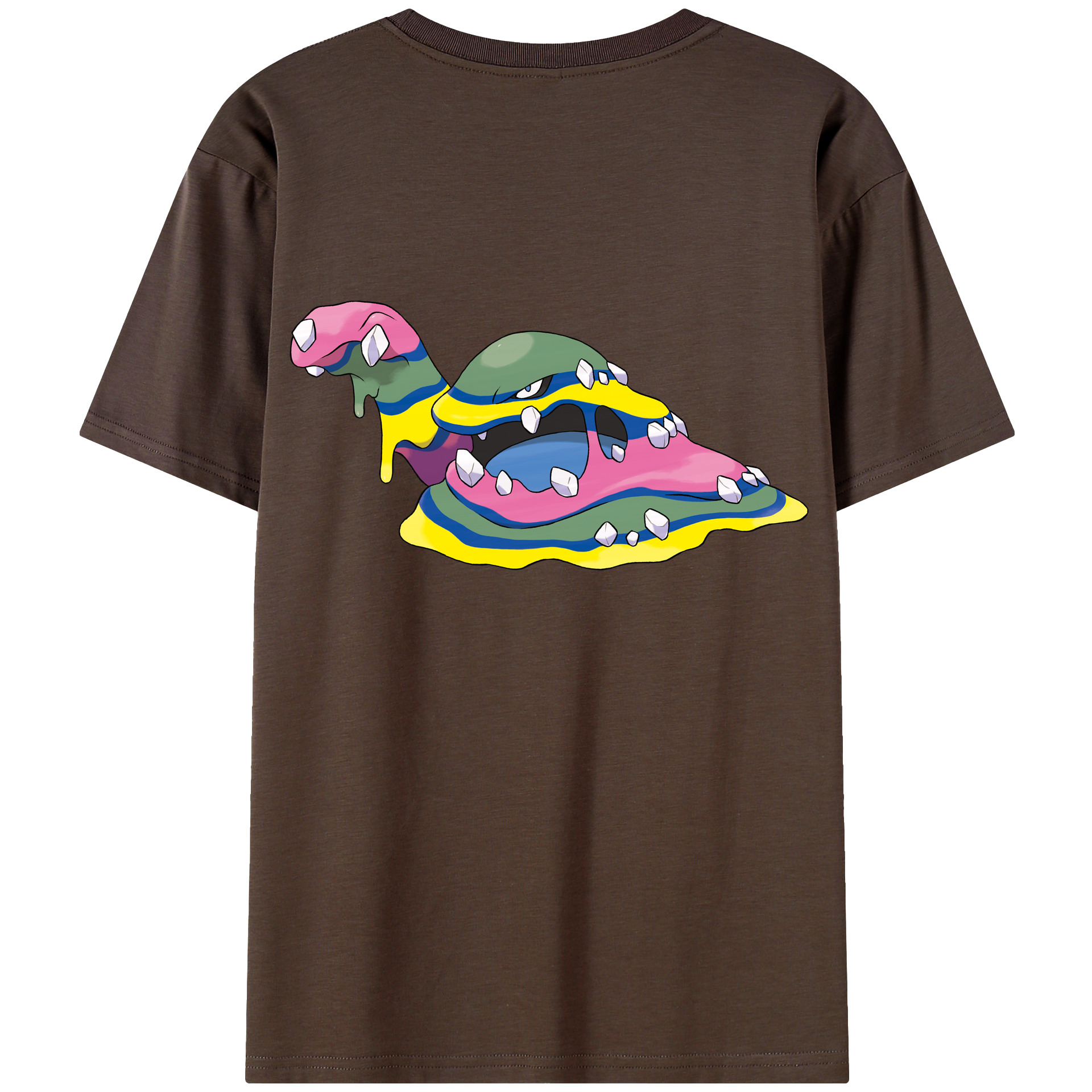 （画像用） ポケットモンスター Pokémon 綿100％半袖Tシャツ（背面プリント）