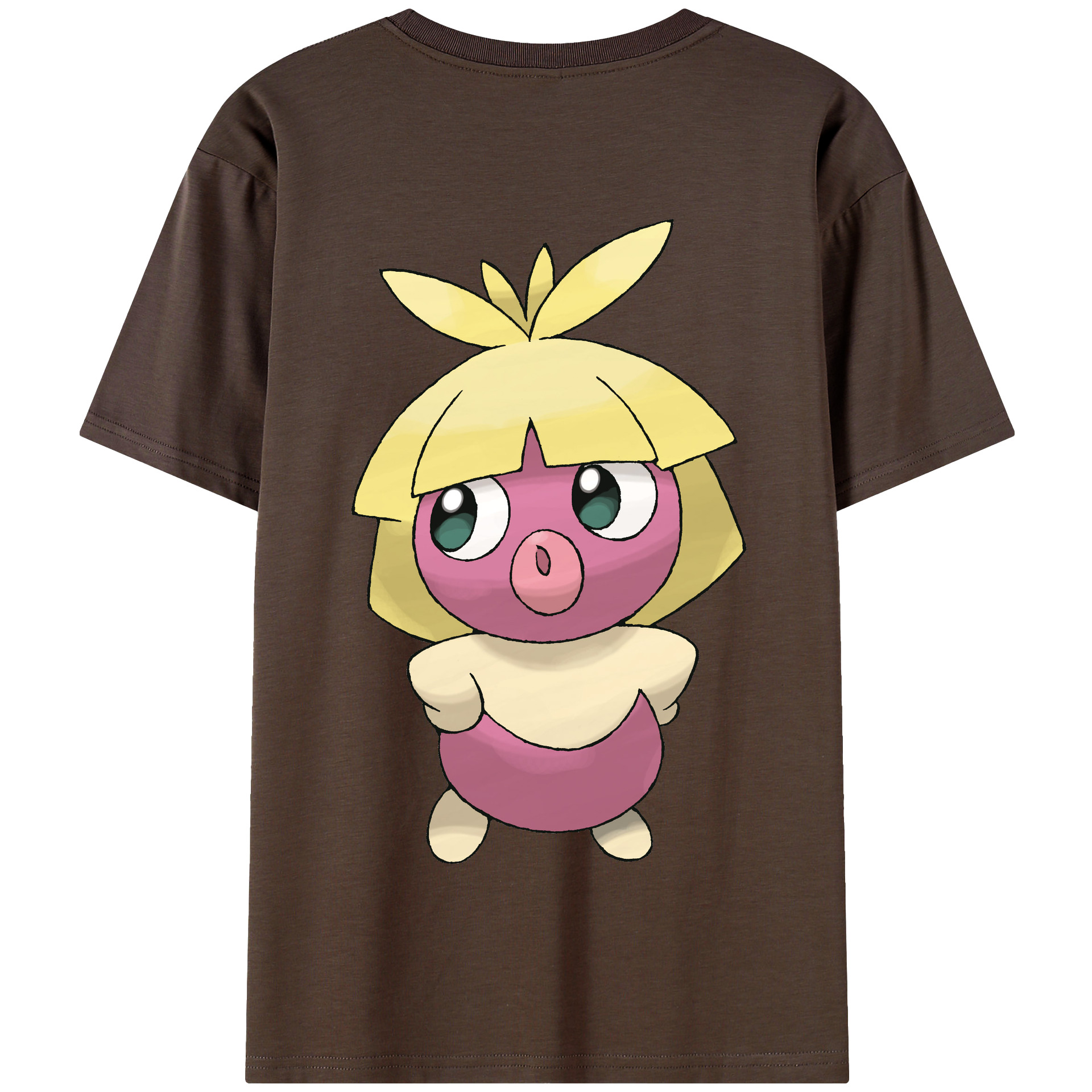 （画像用） ポケットモンスター Pokémon 綿100％半袖Tシャツ（背面プリント）
