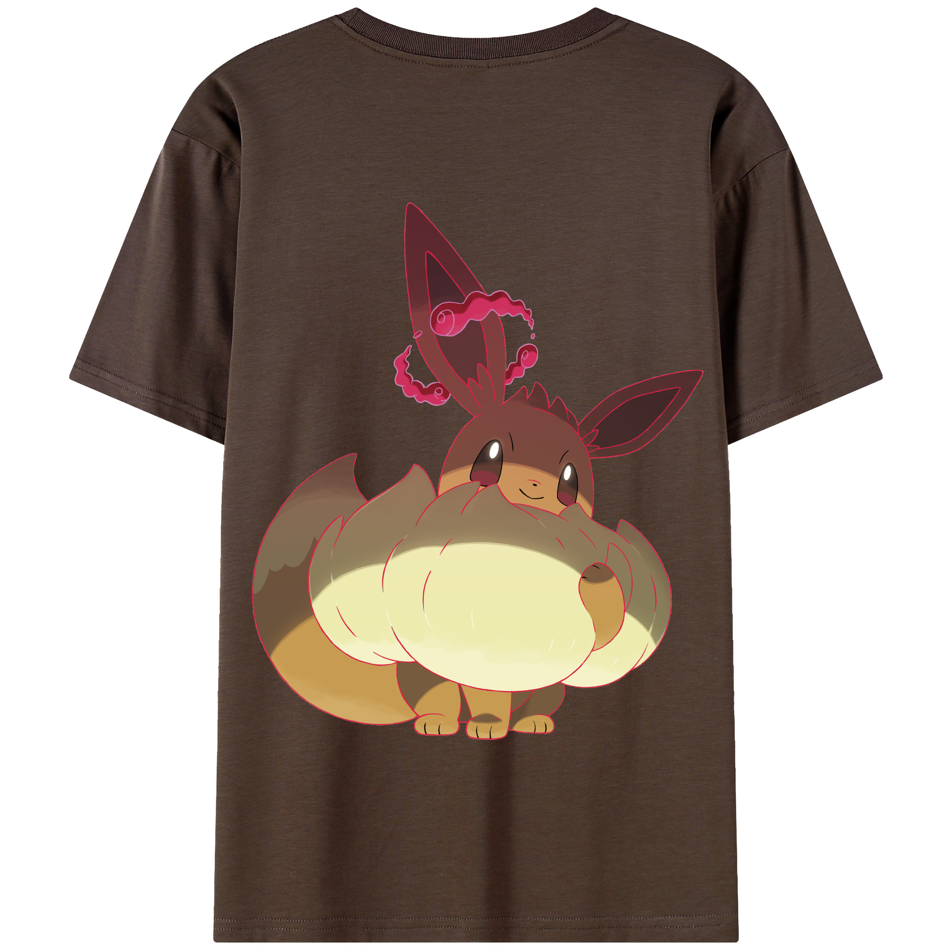 （画像用） ポケットモンスター Pokémon 綿100％半袖Tシャツ（背面プリント）
