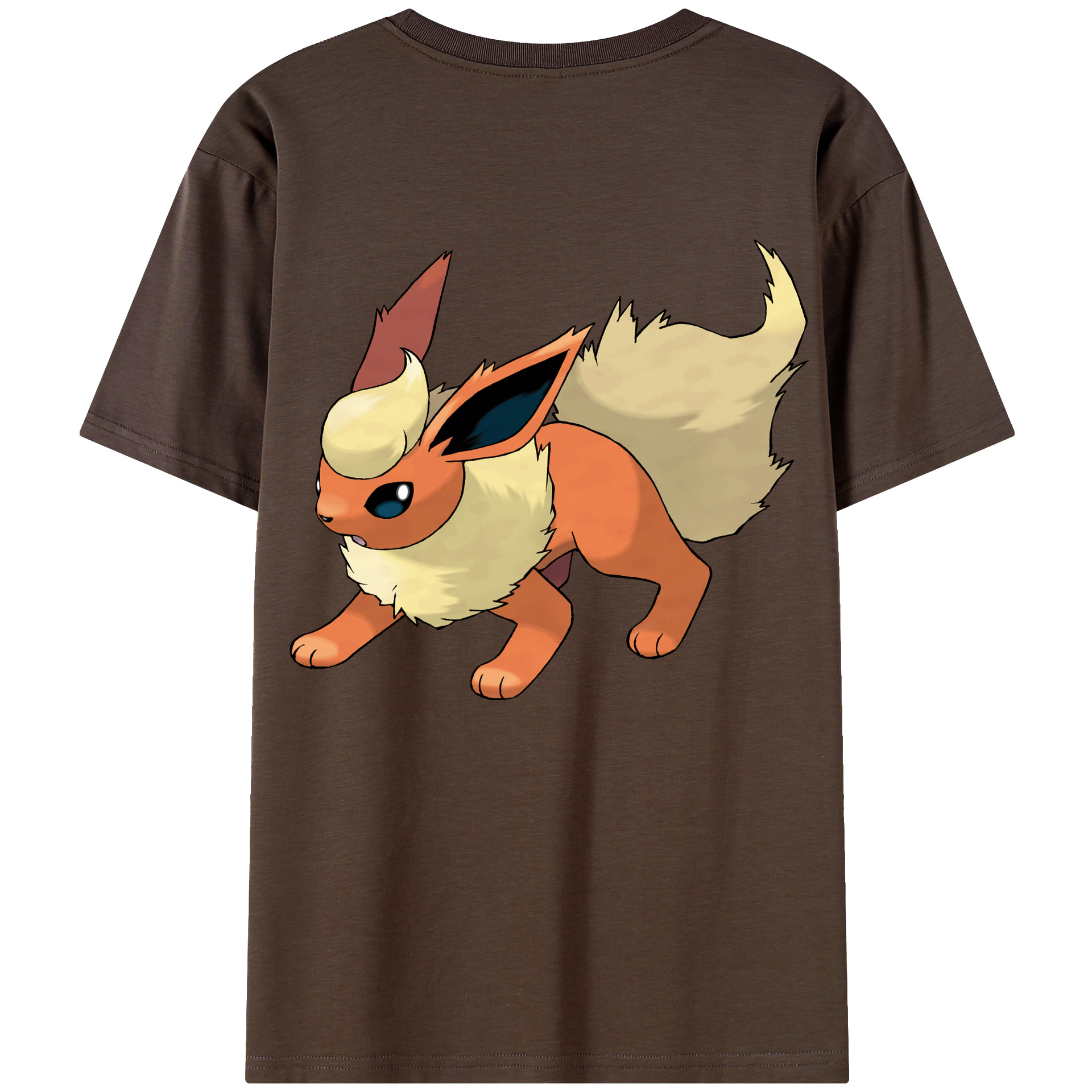 （画像用） ポケットモンスター Pokémon 綿100％半袖Tシャツ（背面プリント）